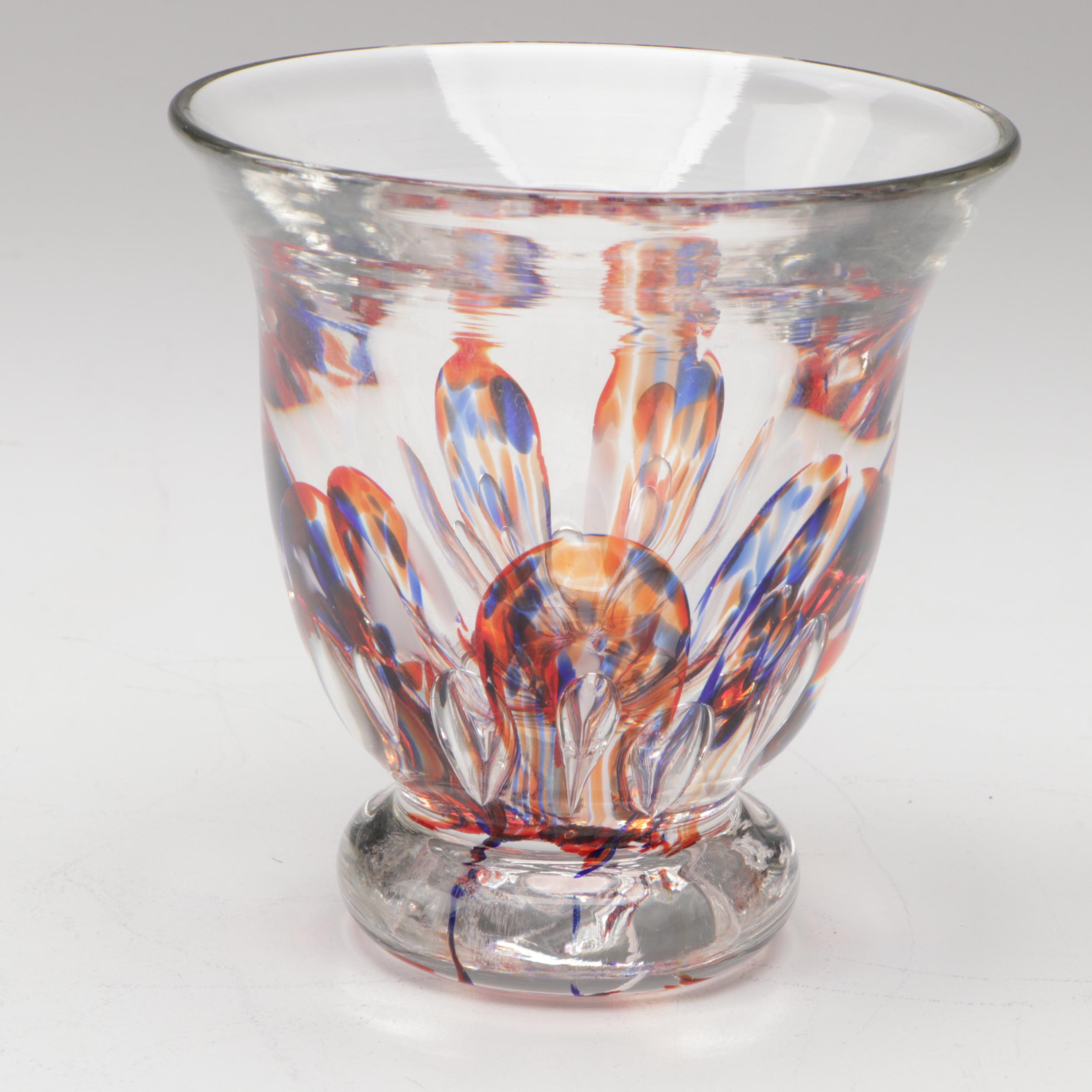 Joe Rice, Joe St. Clair, and Other Art Glass Paperweight with Joe Zimmerman Vase