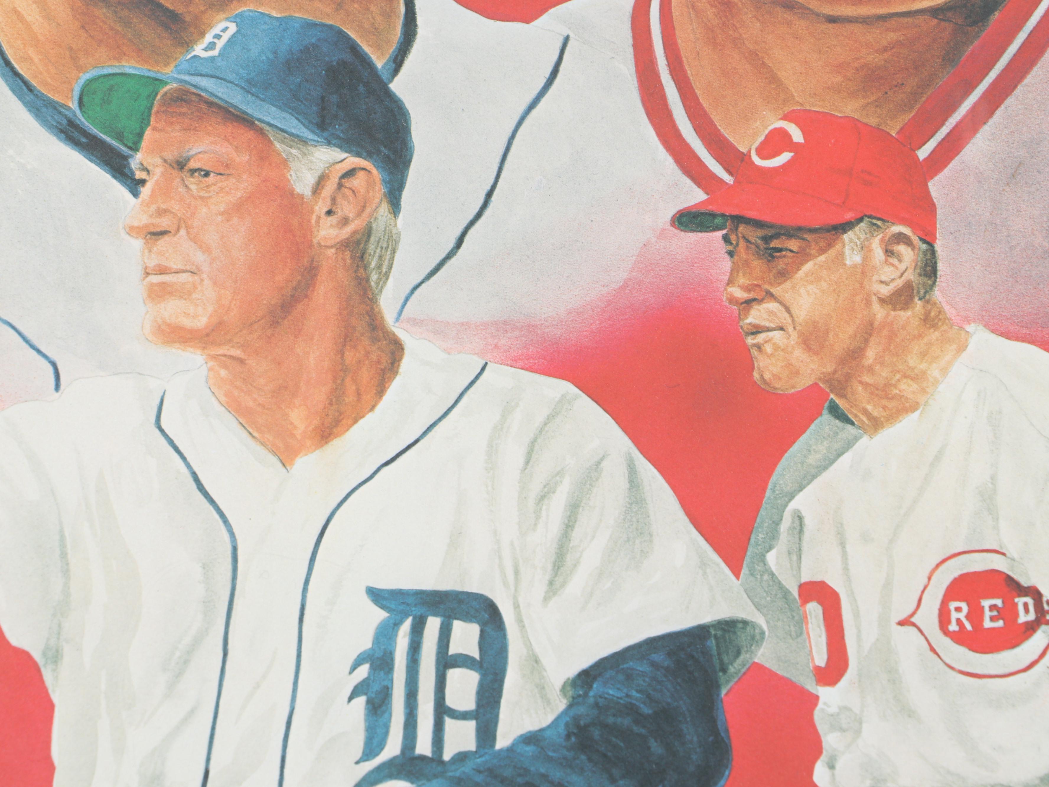 Tony Pérez Signed Cincinnati Reds Jersey with Sparky Anderson Signed Print