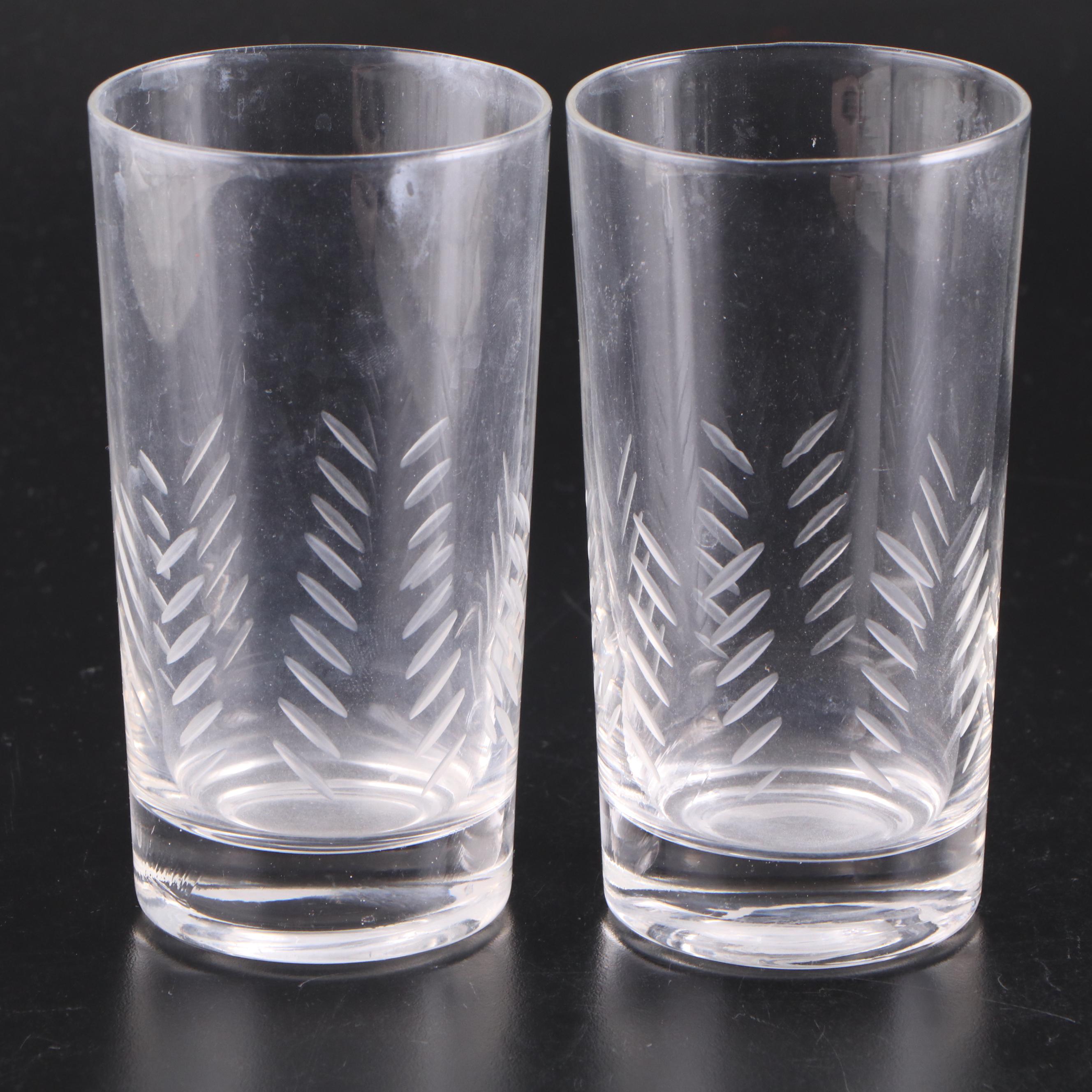 Libbey with Other Cocktail Glasses and Stemware, Mid to Late 20th Century
