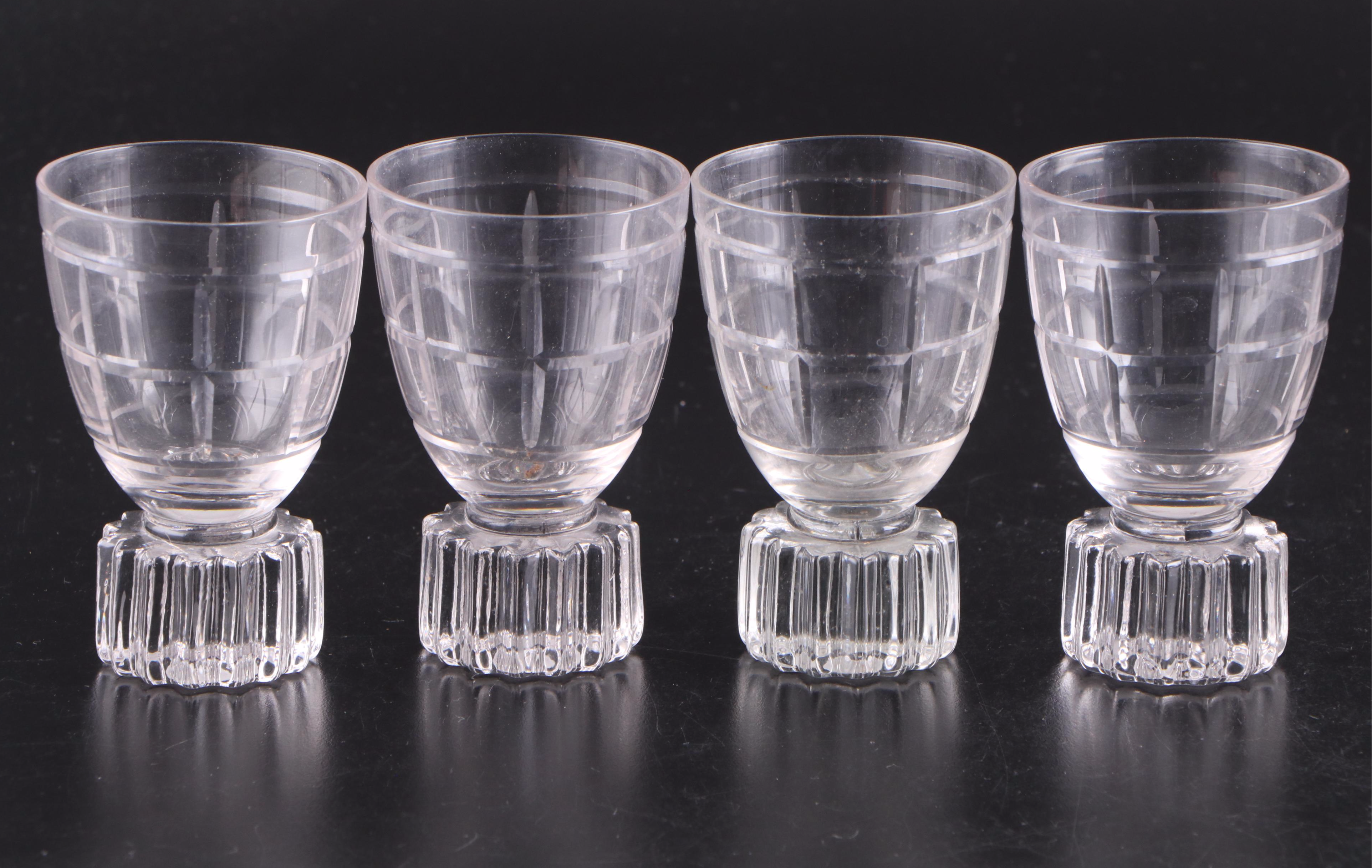 Libbey with Other Cocktail Glasses and Stemware, Mid to Late 20th Century