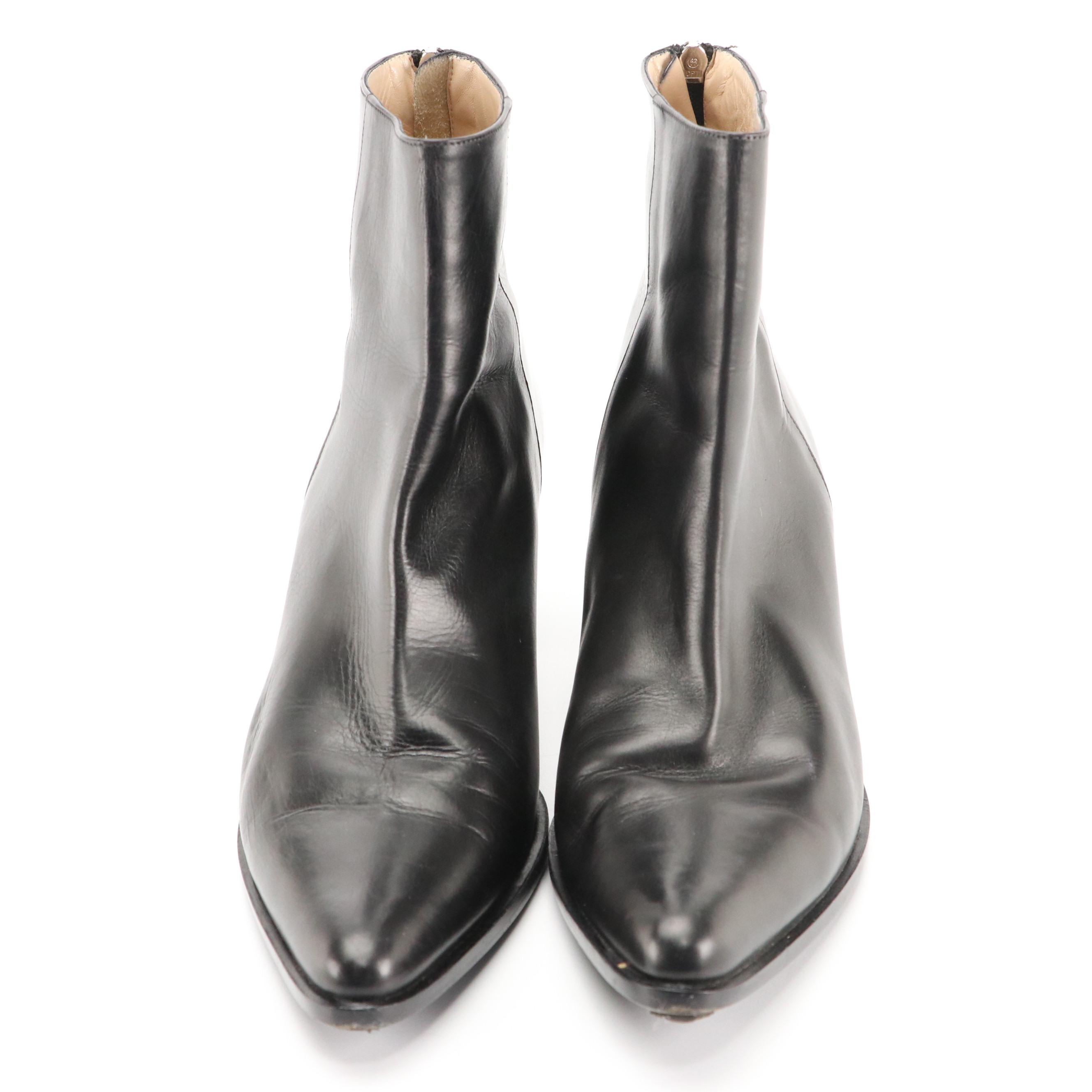 Michael Kors Leather Ankle Boots