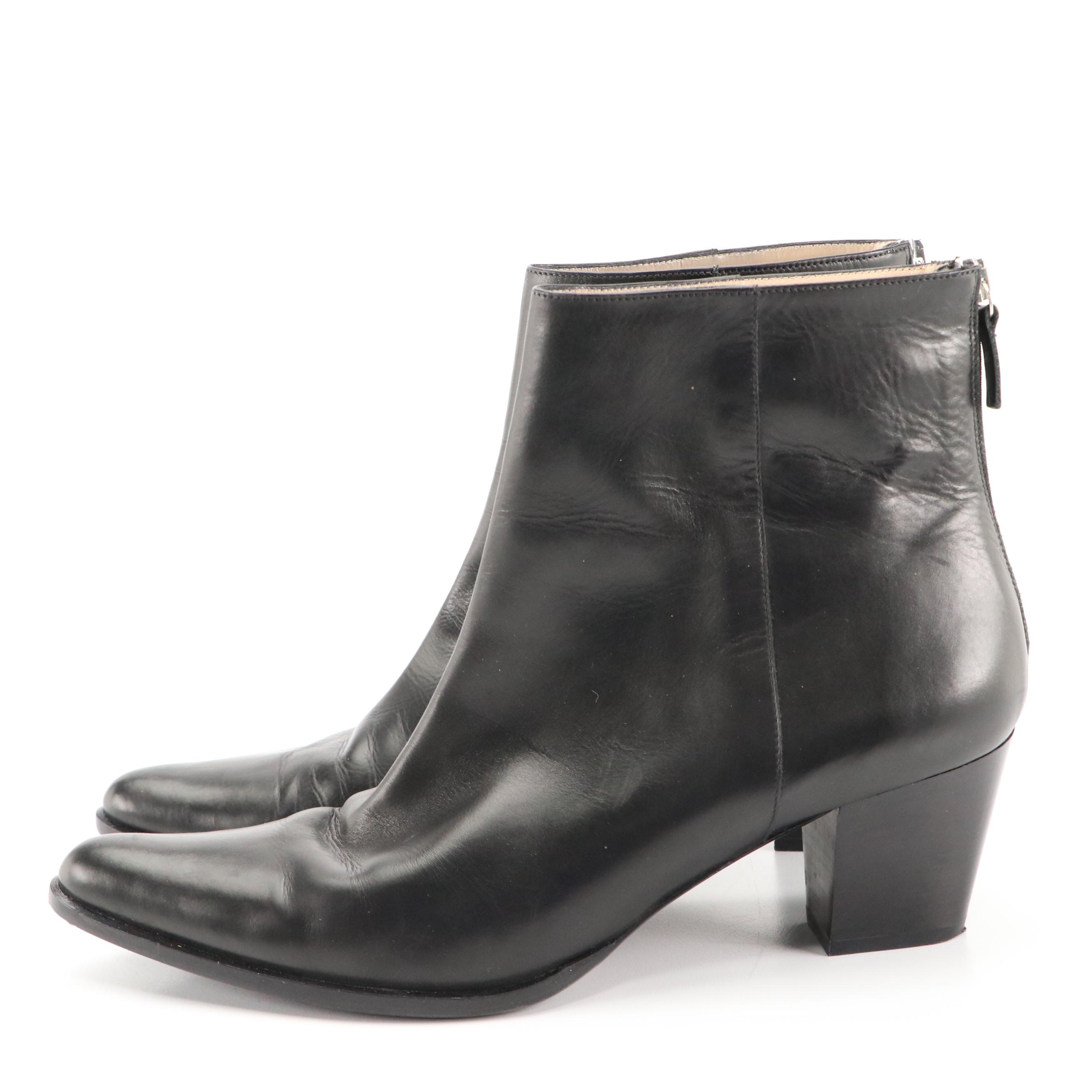 Michael Kors Leather Ankle Boots