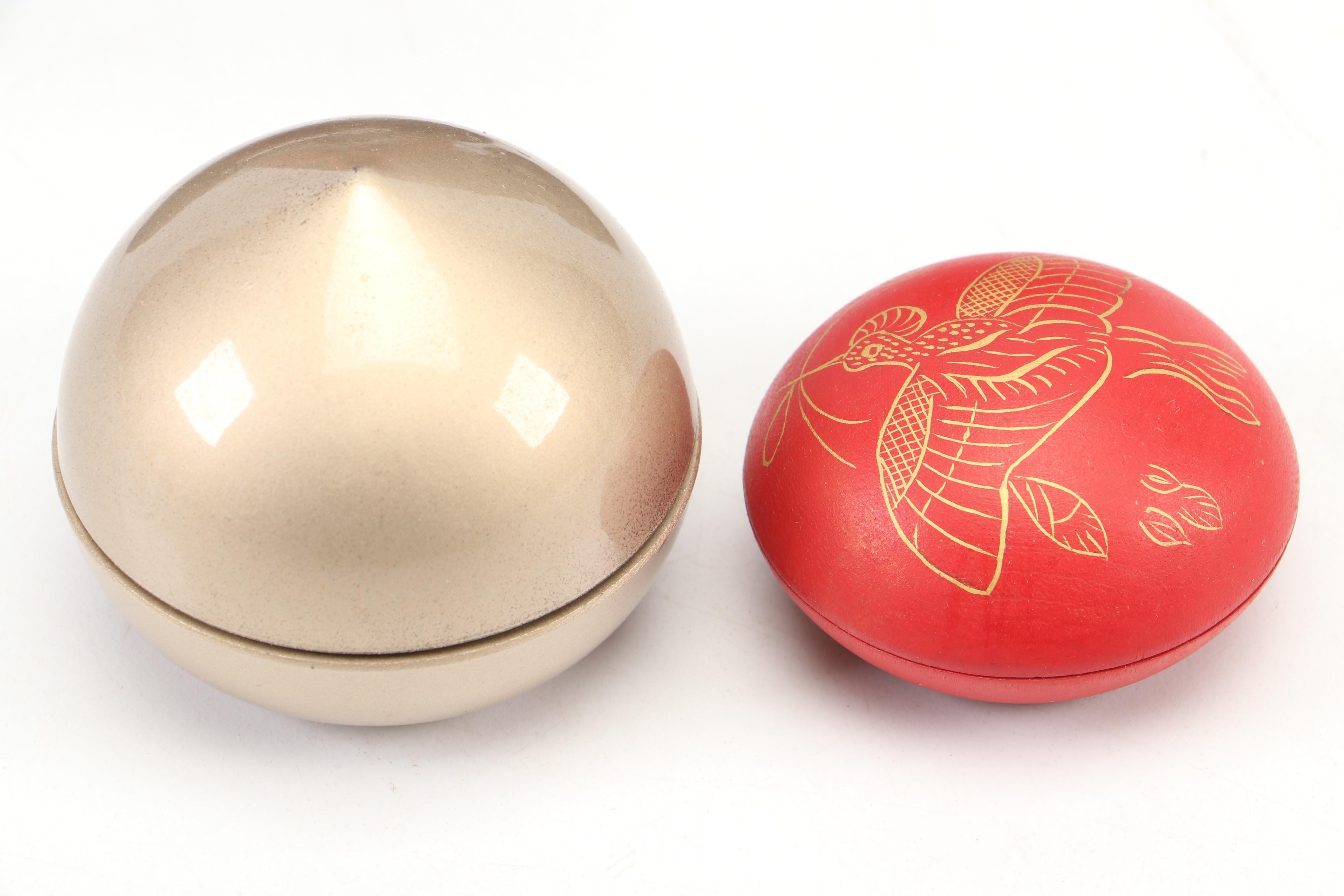 Chinese Lacquerware Tray with Other Boxes and Decor