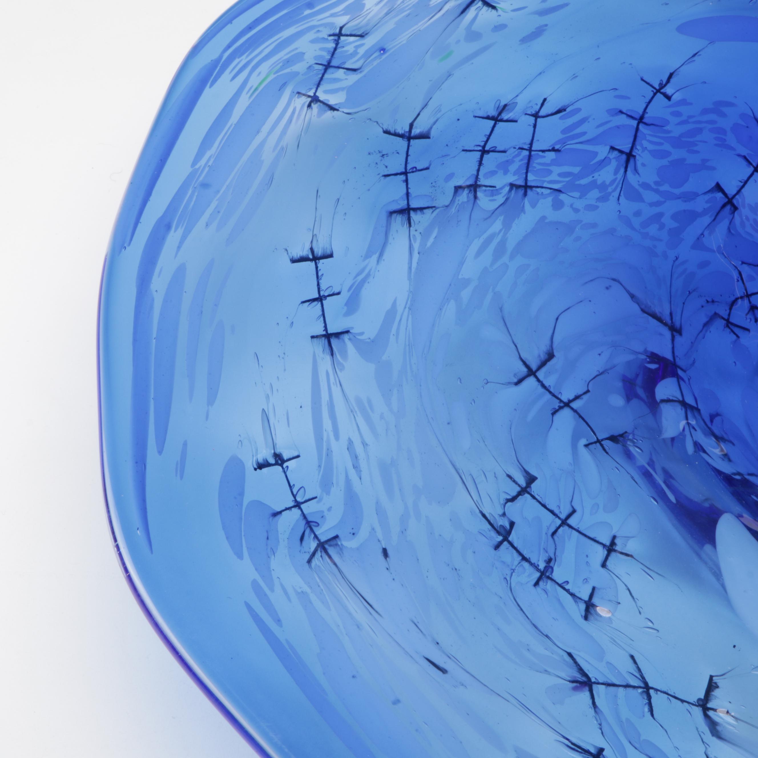 Polish Art Glass Bowl