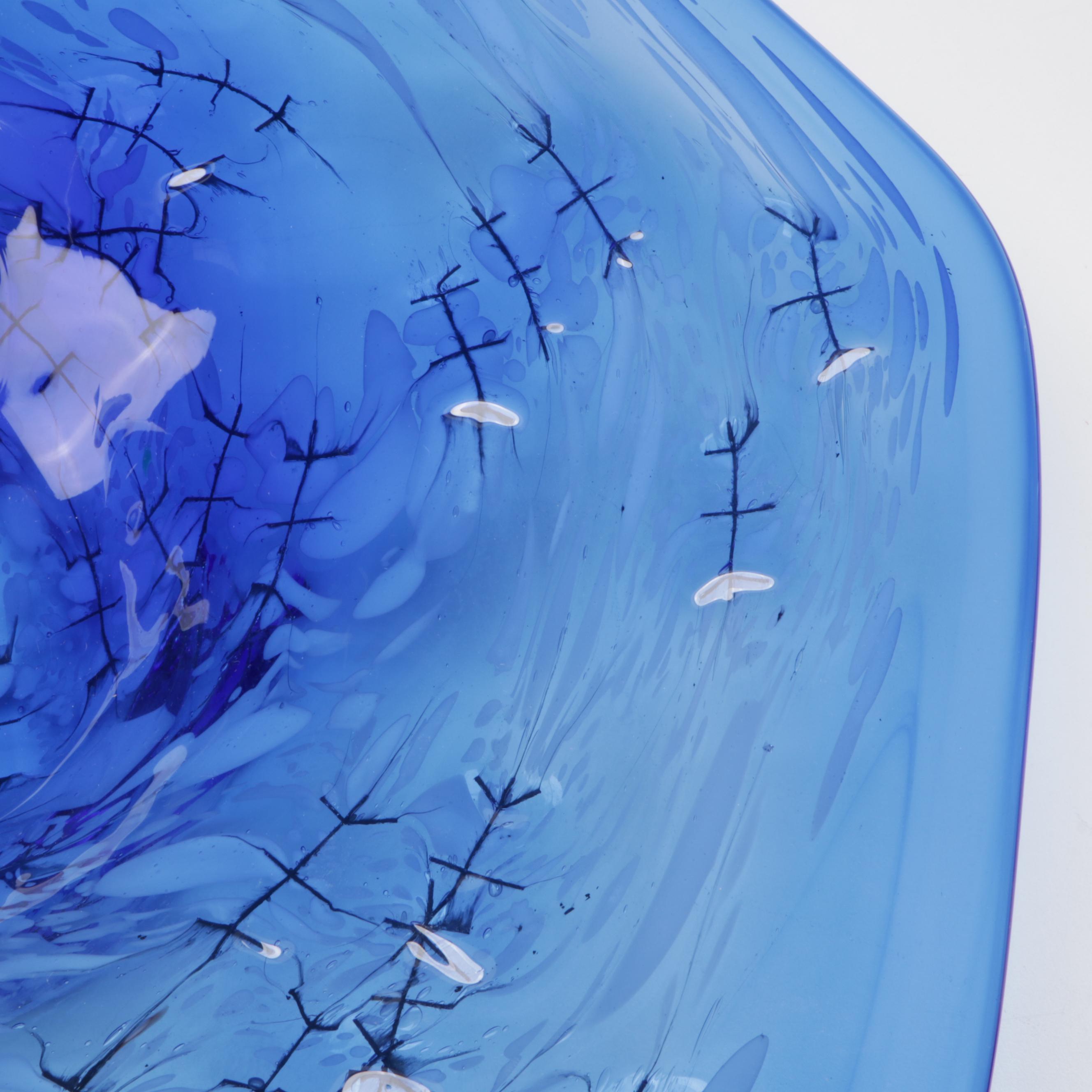 Polish Art Glass Bowl