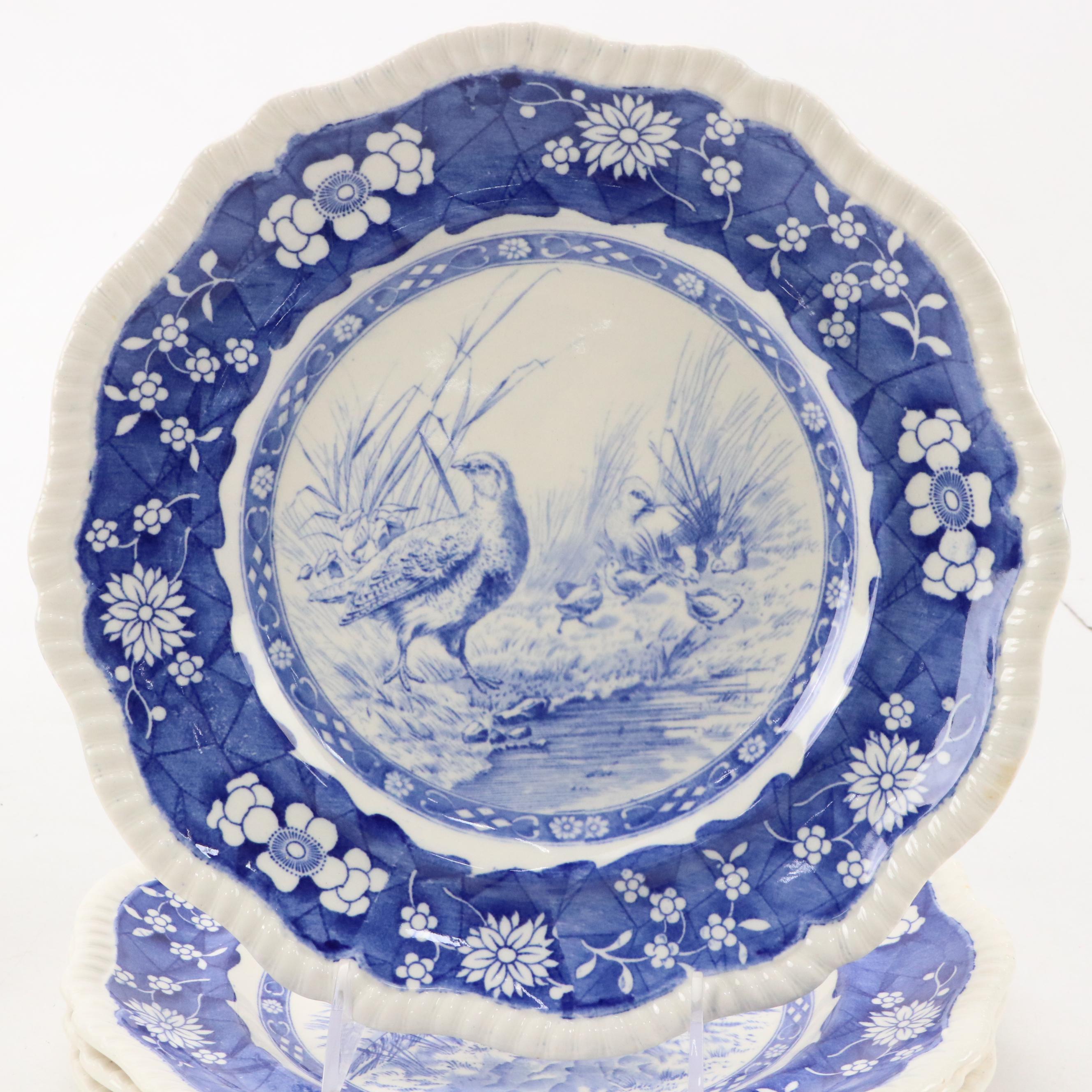 Spode English Bone China Game Bird Plates