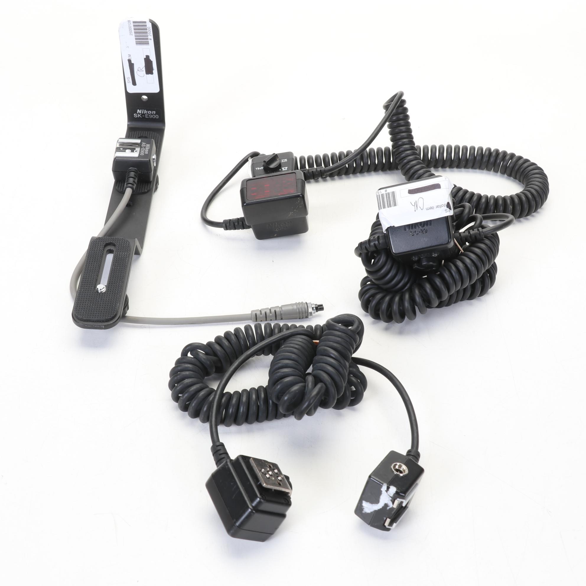 Nikon Film Camera Bodies with Lenses and Accessories