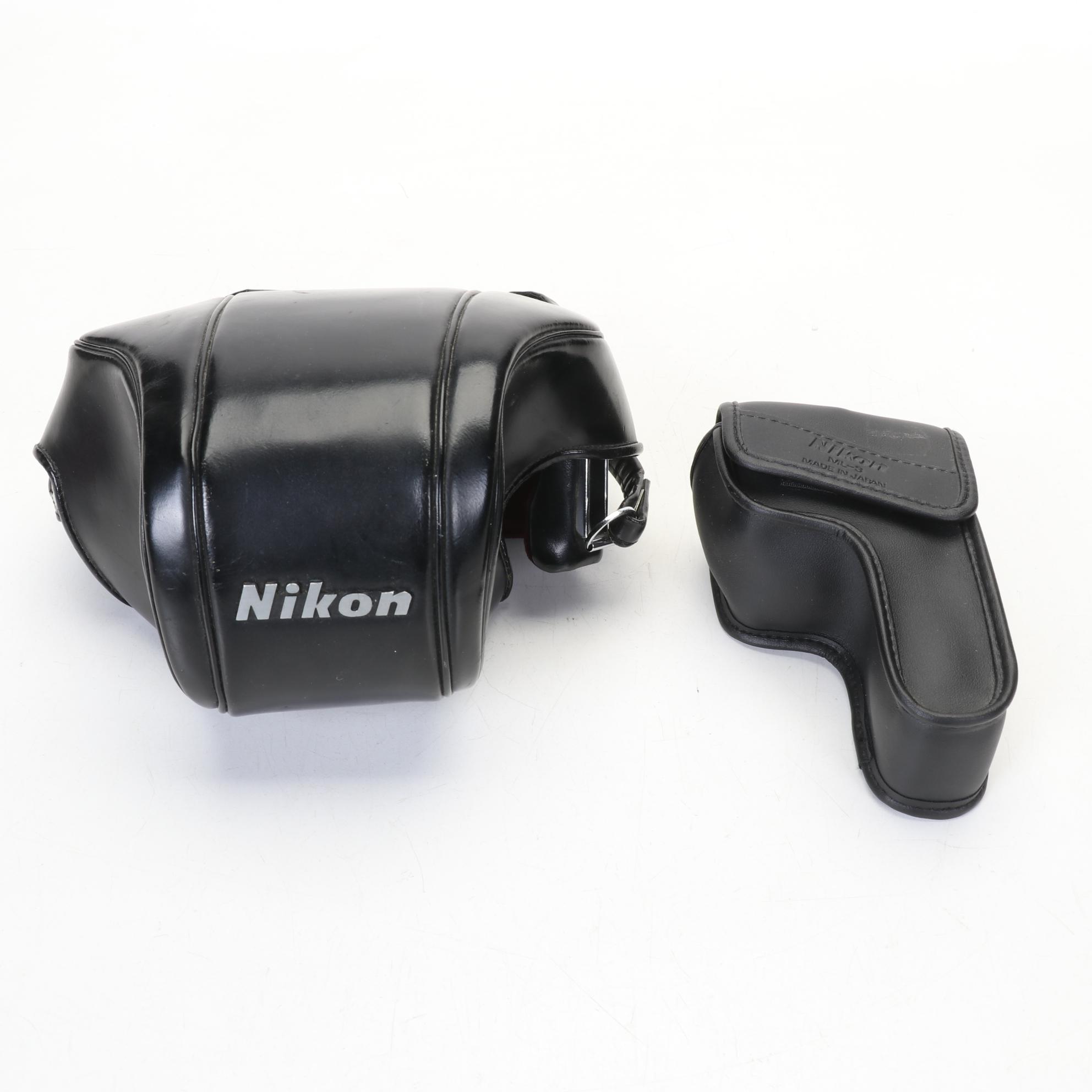 Nikon Film Camera Bodies with Lenses and Accessories