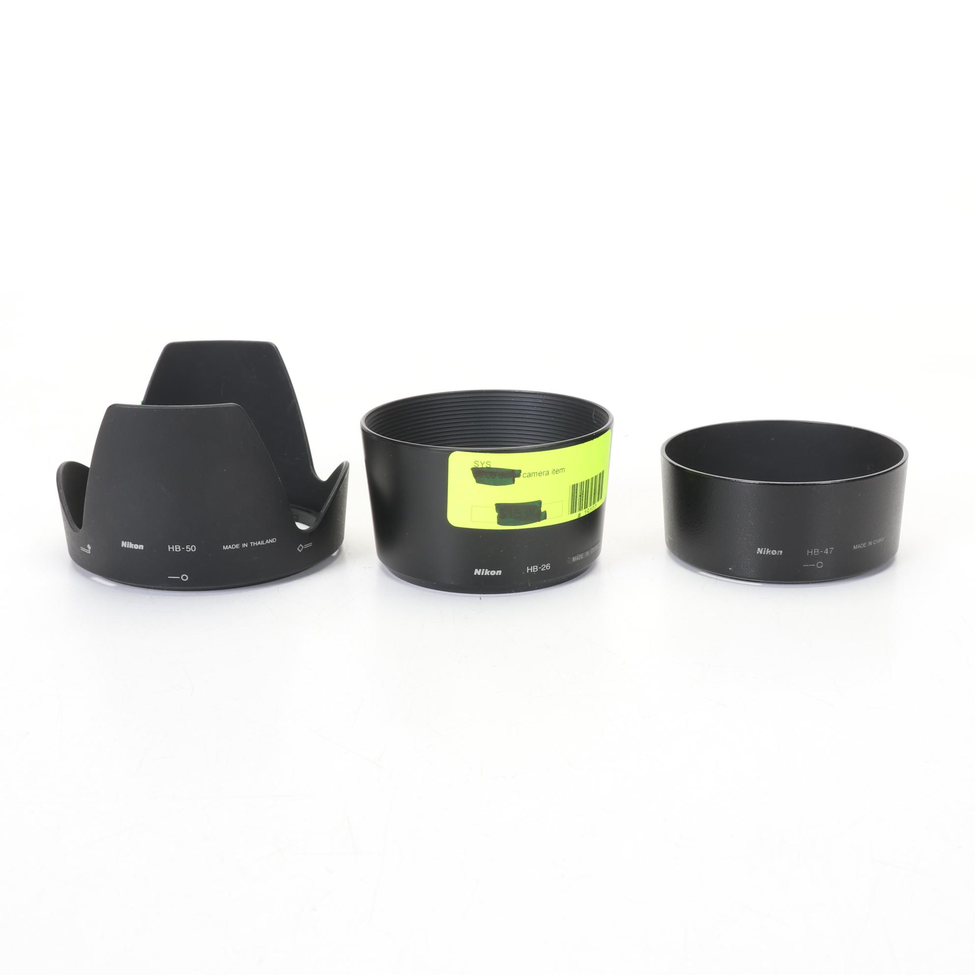 Nikon Film Camera Bodies with Lenses and Accessories