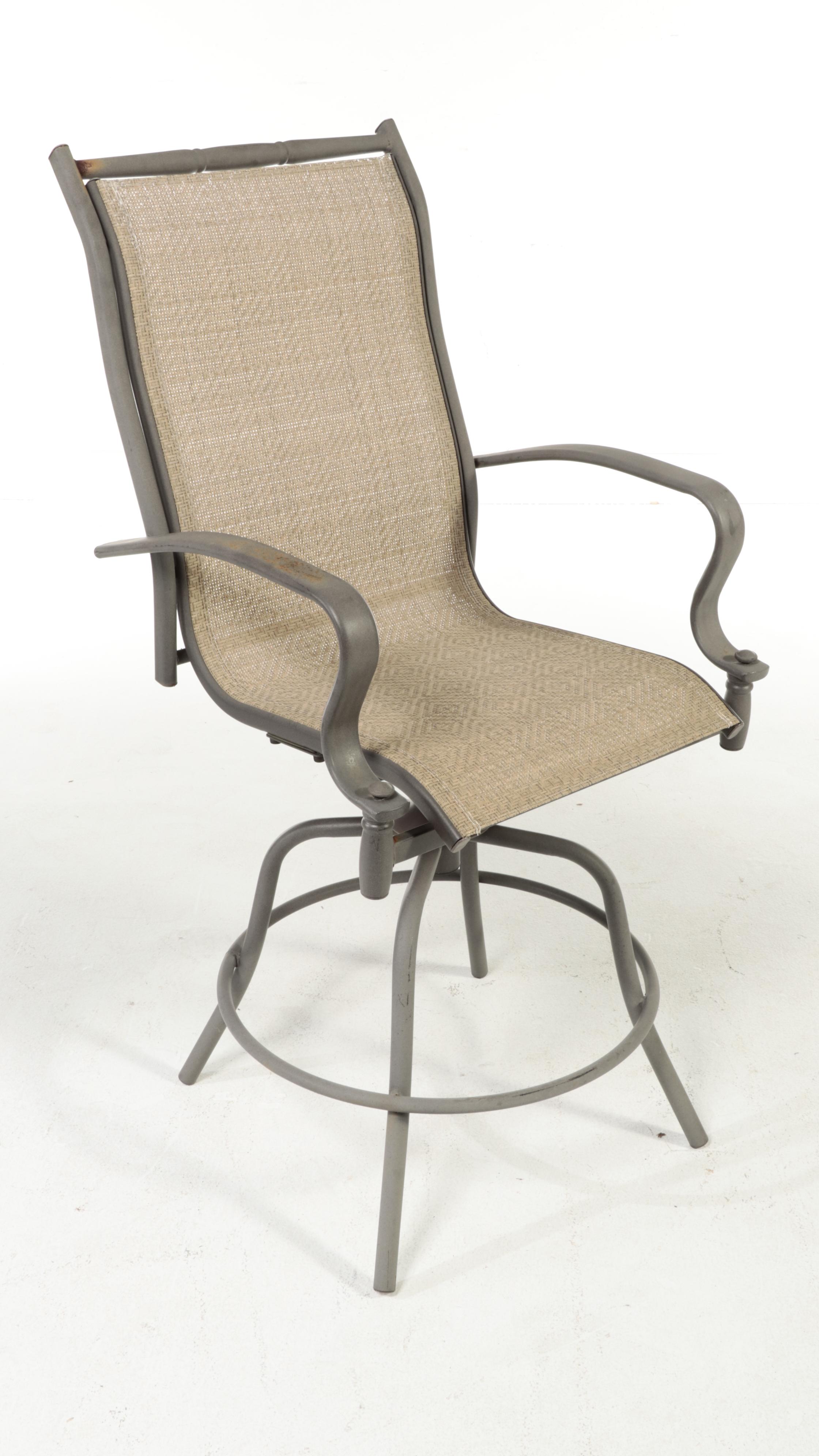 Cast Aluminum Five-Piece High-Top Patio Dining Set