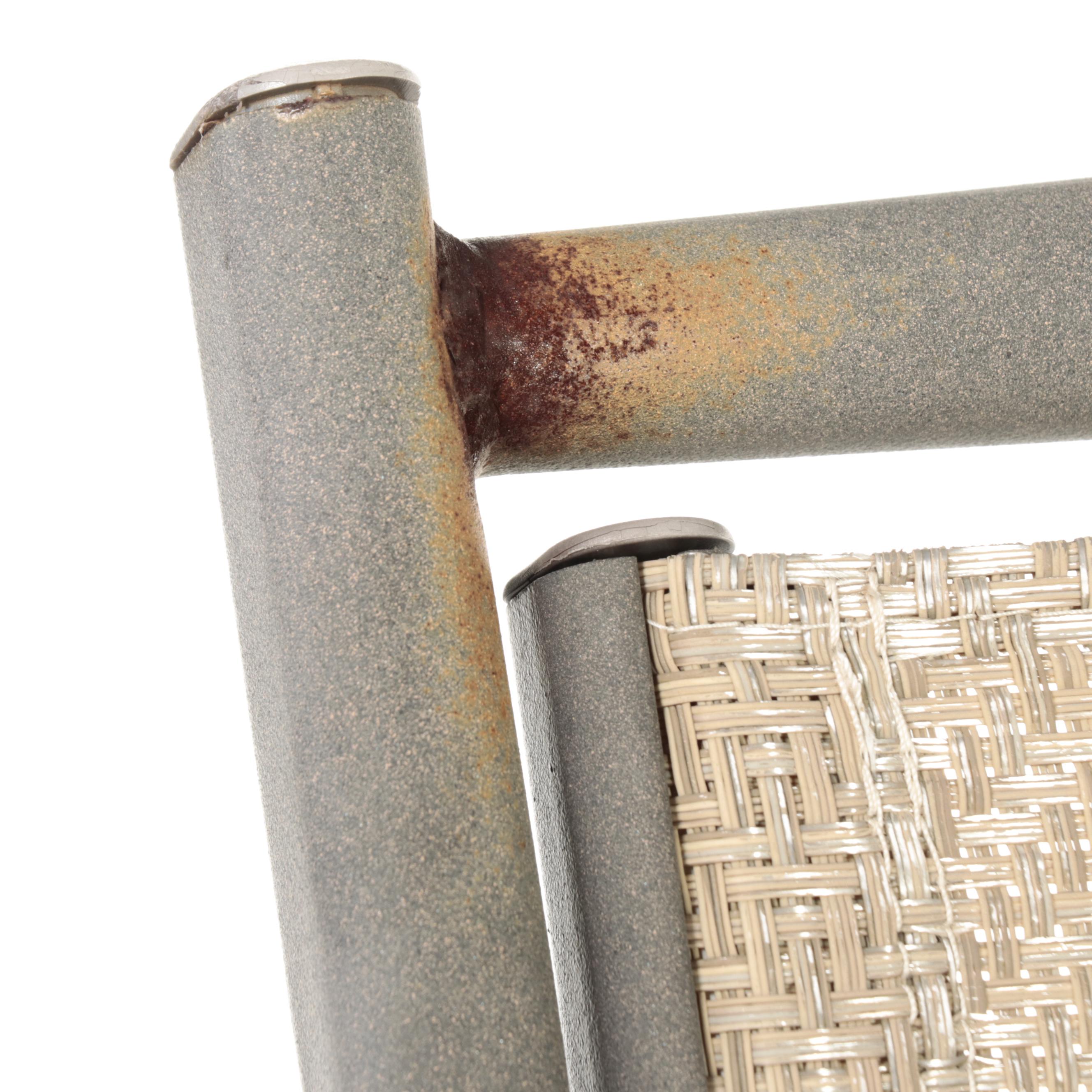 Cast Aluminum Five-Piece High-Top Patio Dining Set