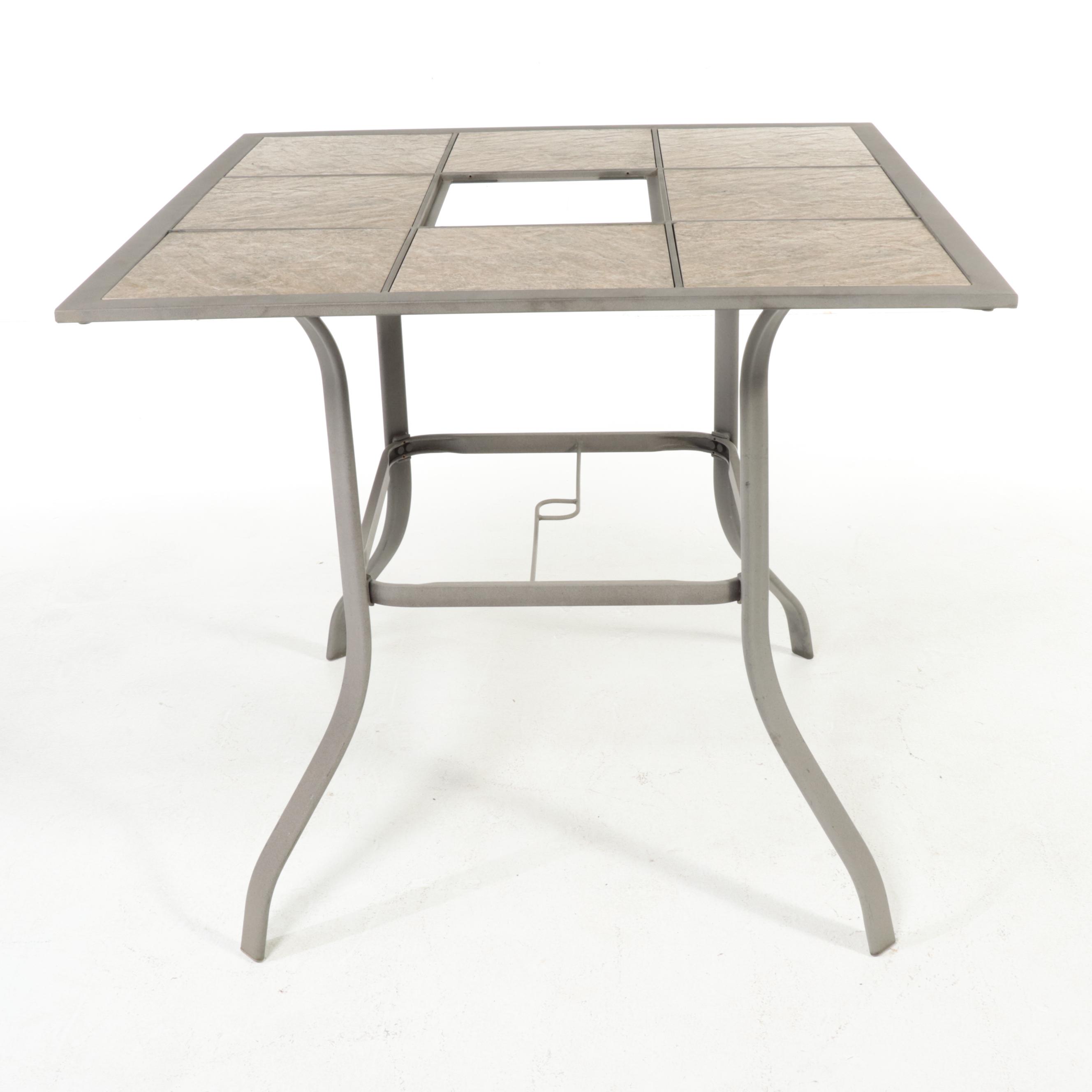 Cast Aluminum Five-Piece High-Top Patio Dining Set