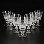 Val St Lambert Crystal Iced Tea Glasses, Set of Seven