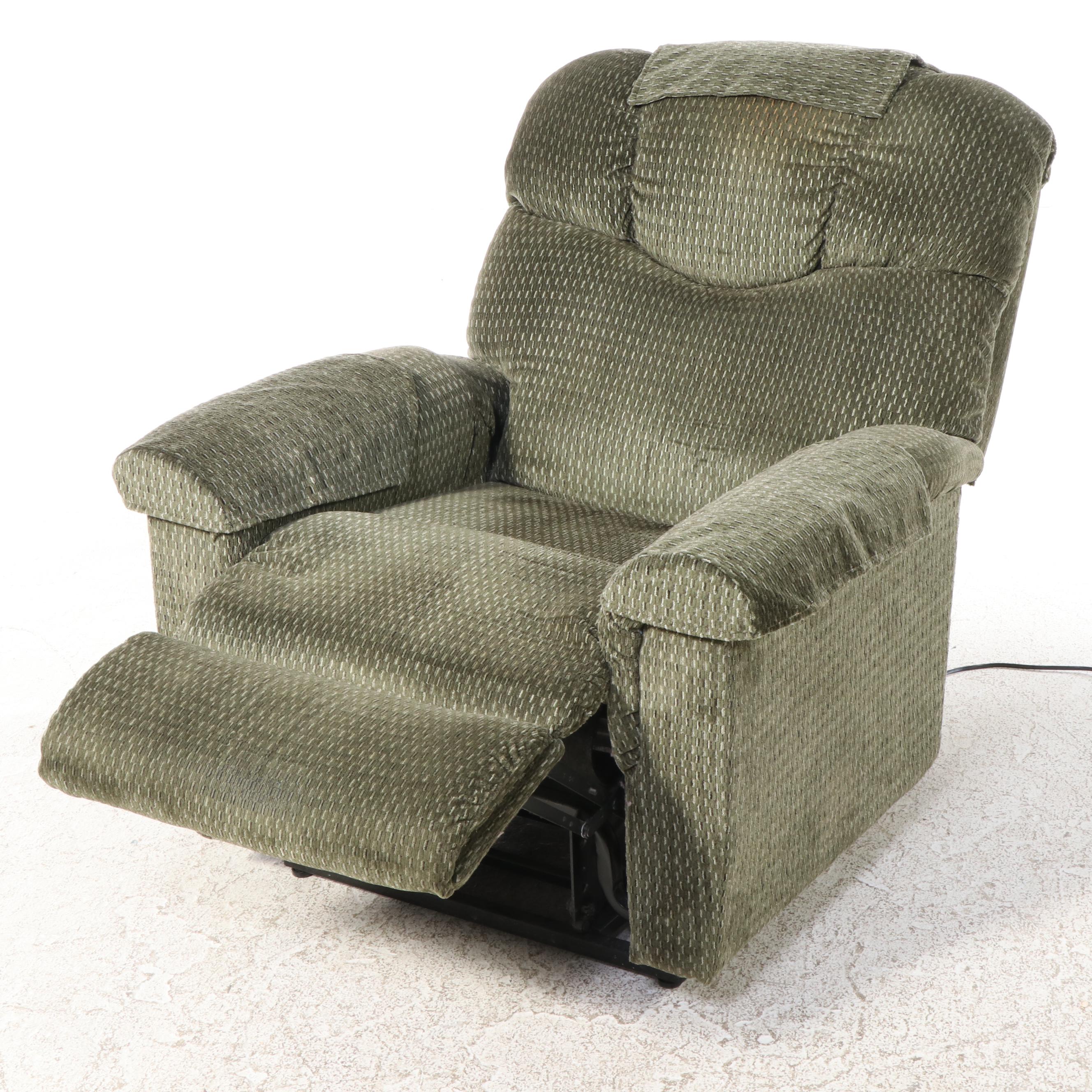 La-Z-Boy "Luxury Lift" Upholstered Power-Lift Recliner with Heat and Massage