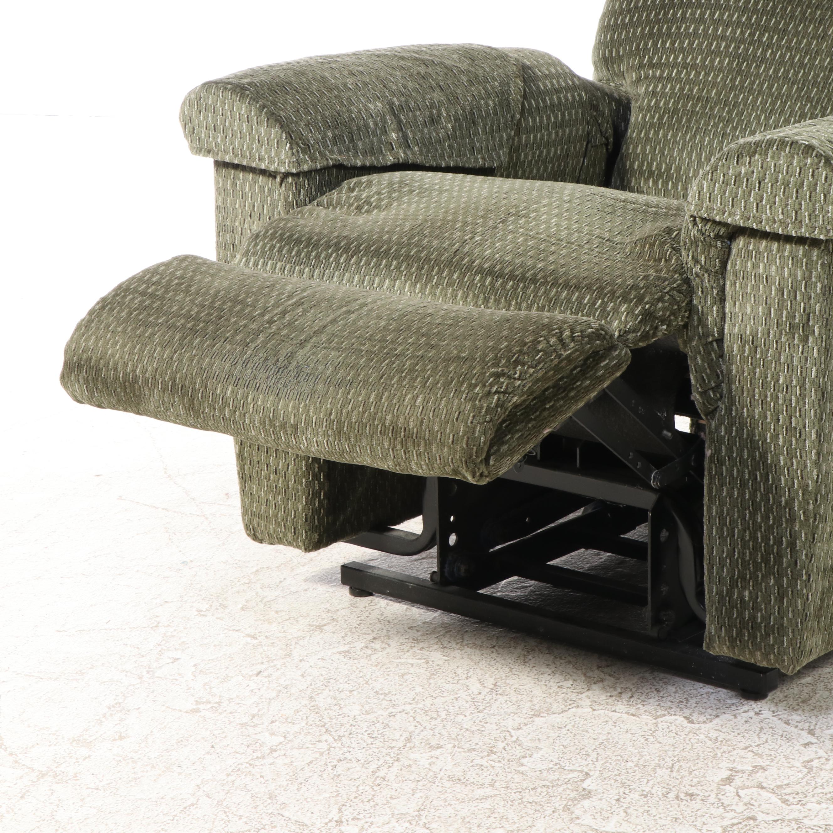 La-Z-Boy "Luxury Lift" Upholstered Power-Lift Recliner with Heat and Massage