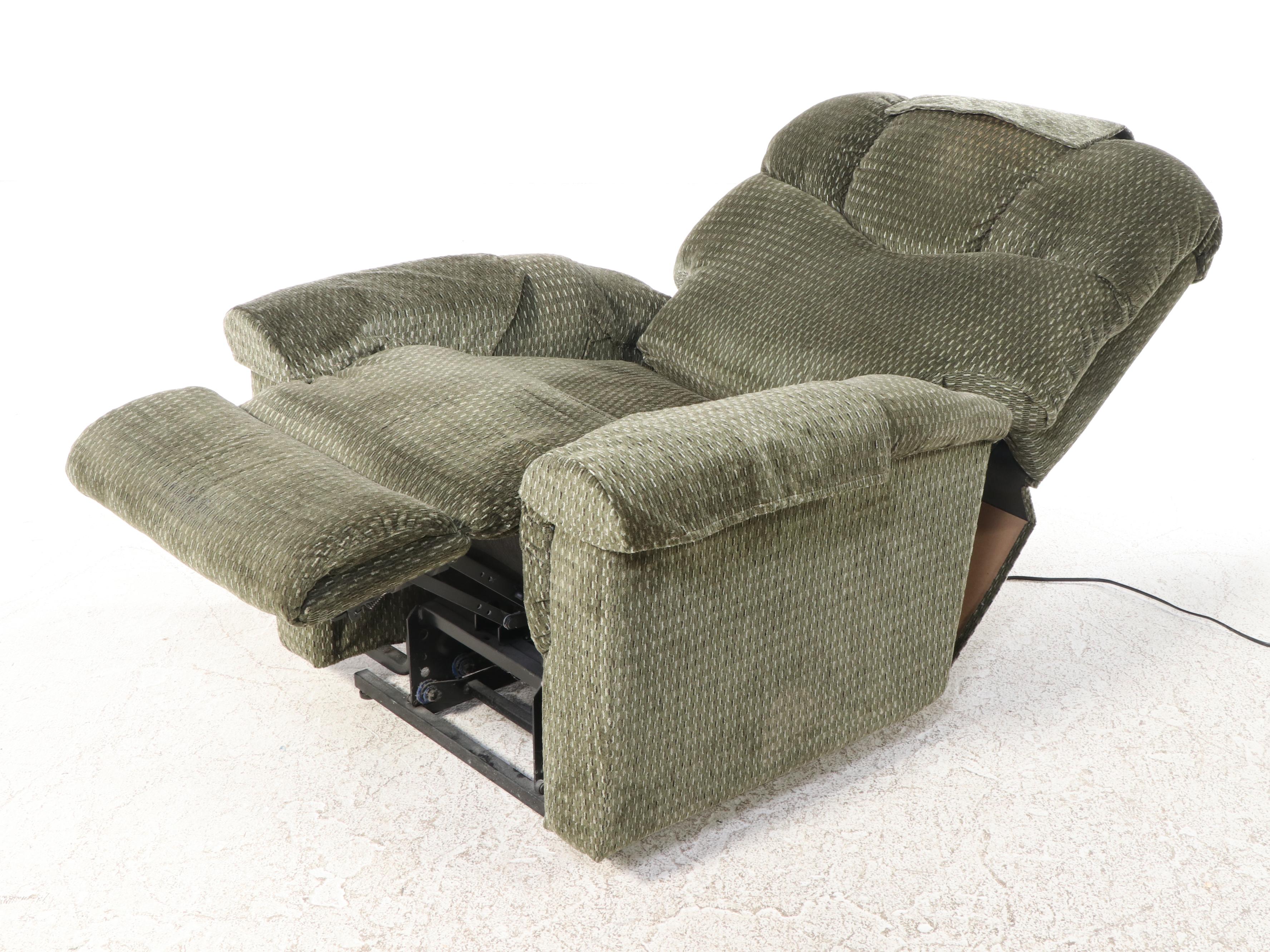 La-Z-Boy "Luxury Lift" Upholstered Power-Lift Recliner with Heat and Massage
