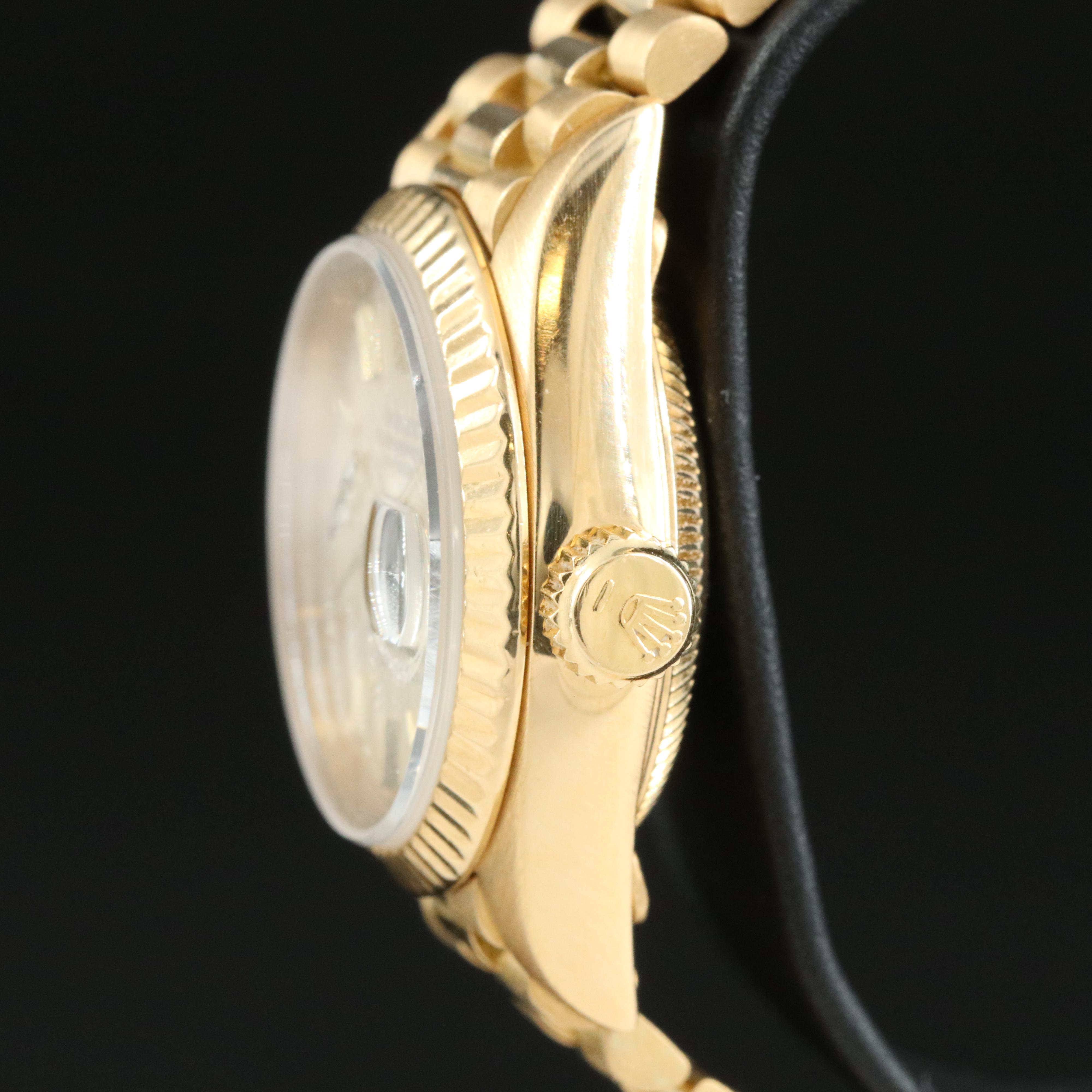 1984 Rolex Oyster Perpetual Datejust President Bracelet Watch