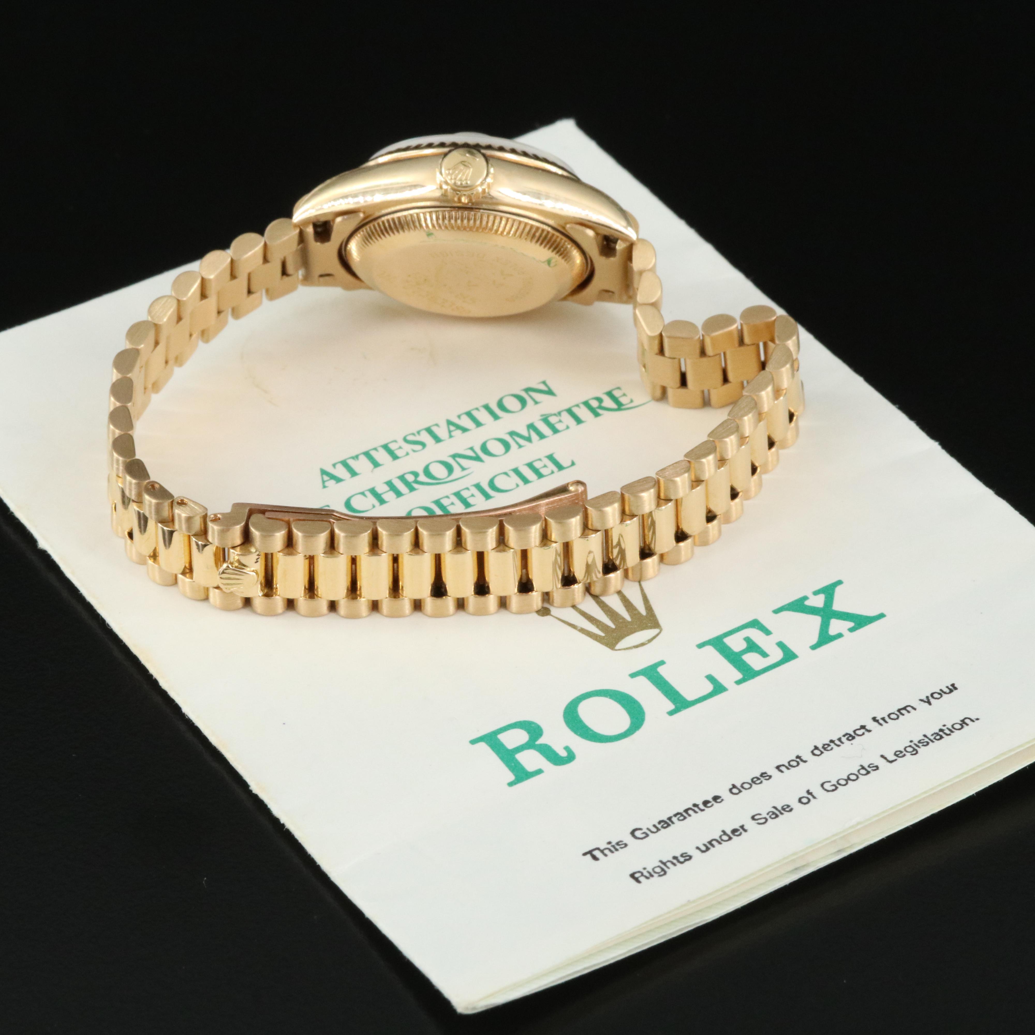 1984 Rolex Oyster Perpetual Datejust President Bracelet Watch