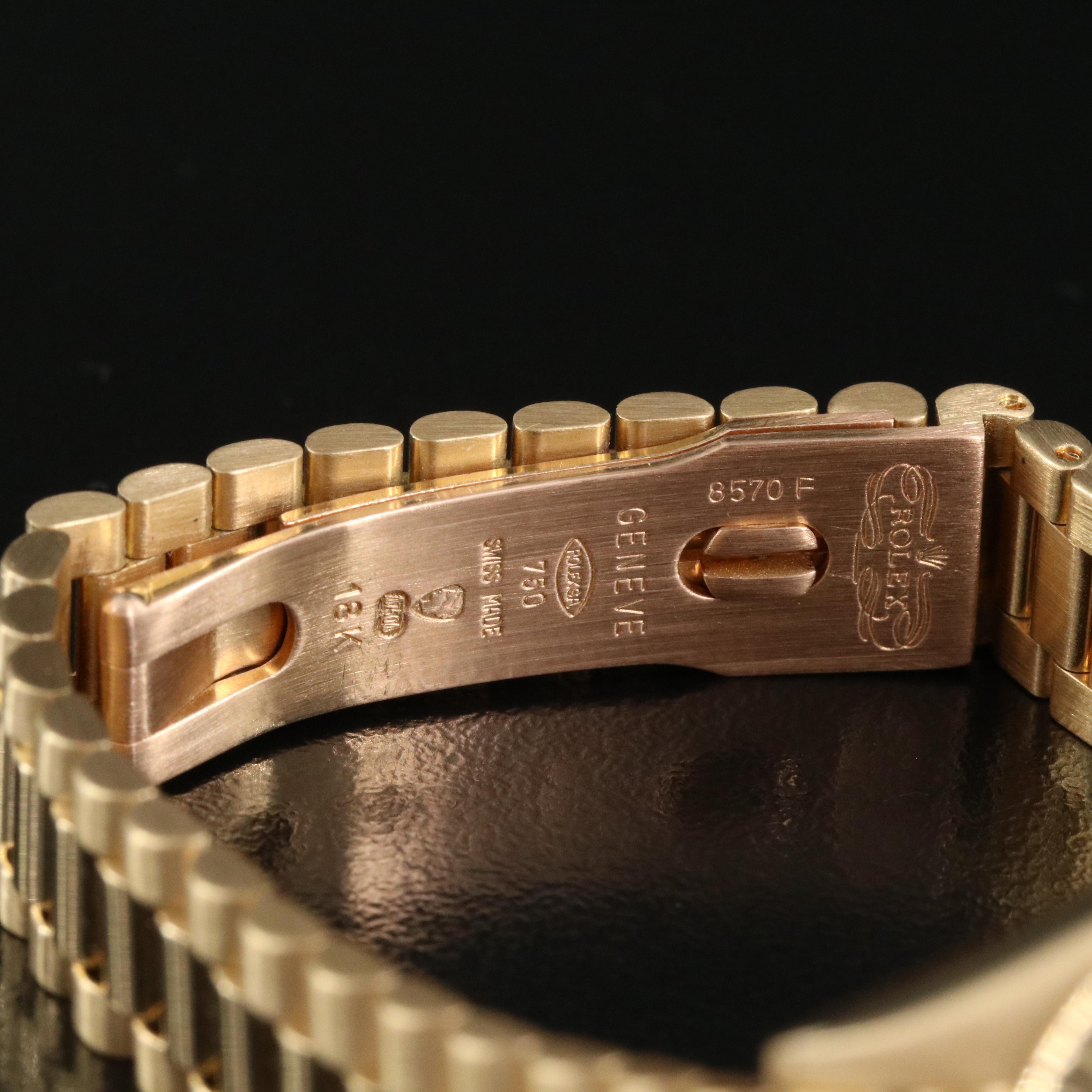 1984 Rolex Oyster Perpetual Datejust President Bracelet Watch