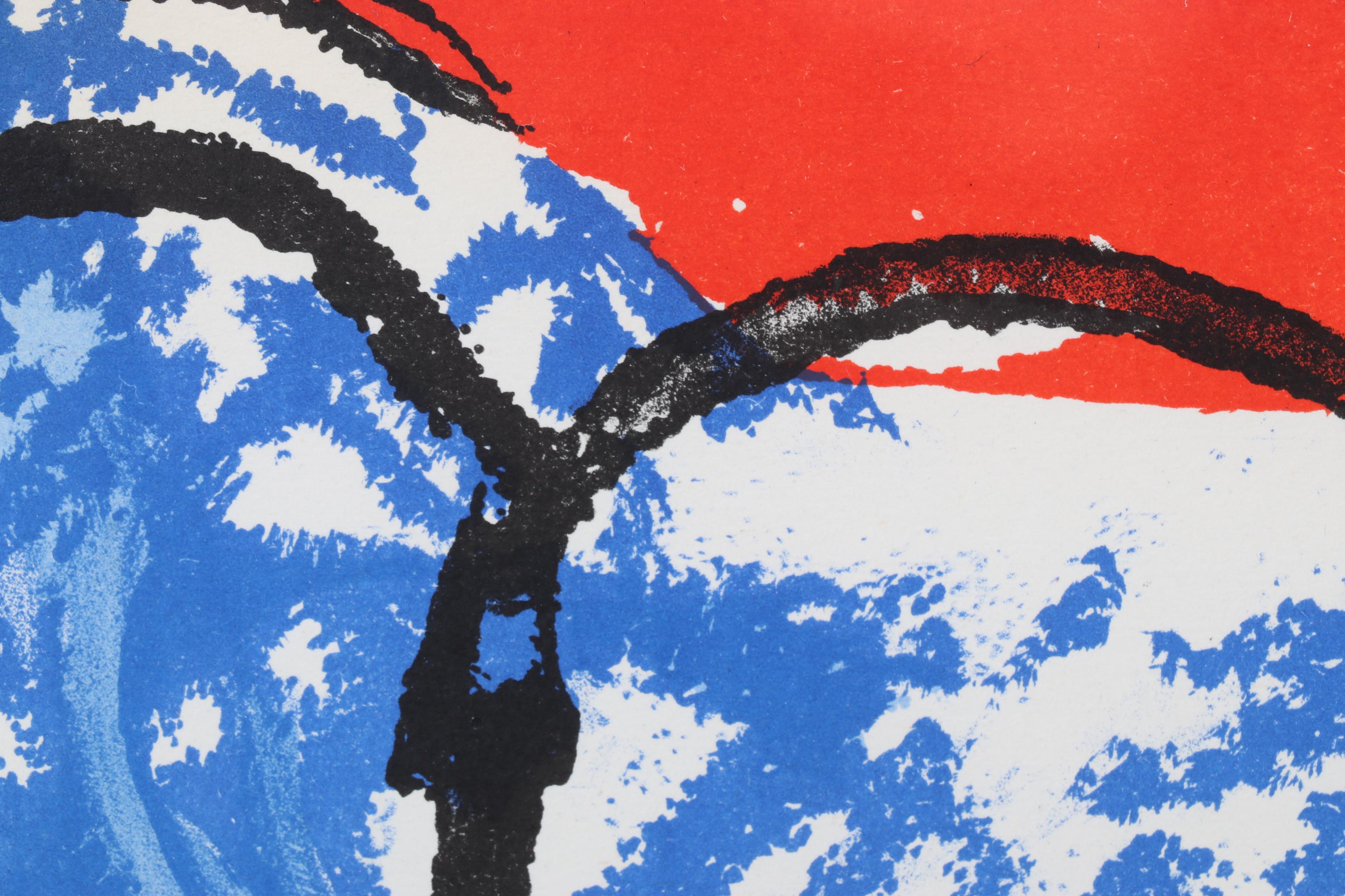 Marc Chagall Color Lithograph for Verve "Moses," 1956