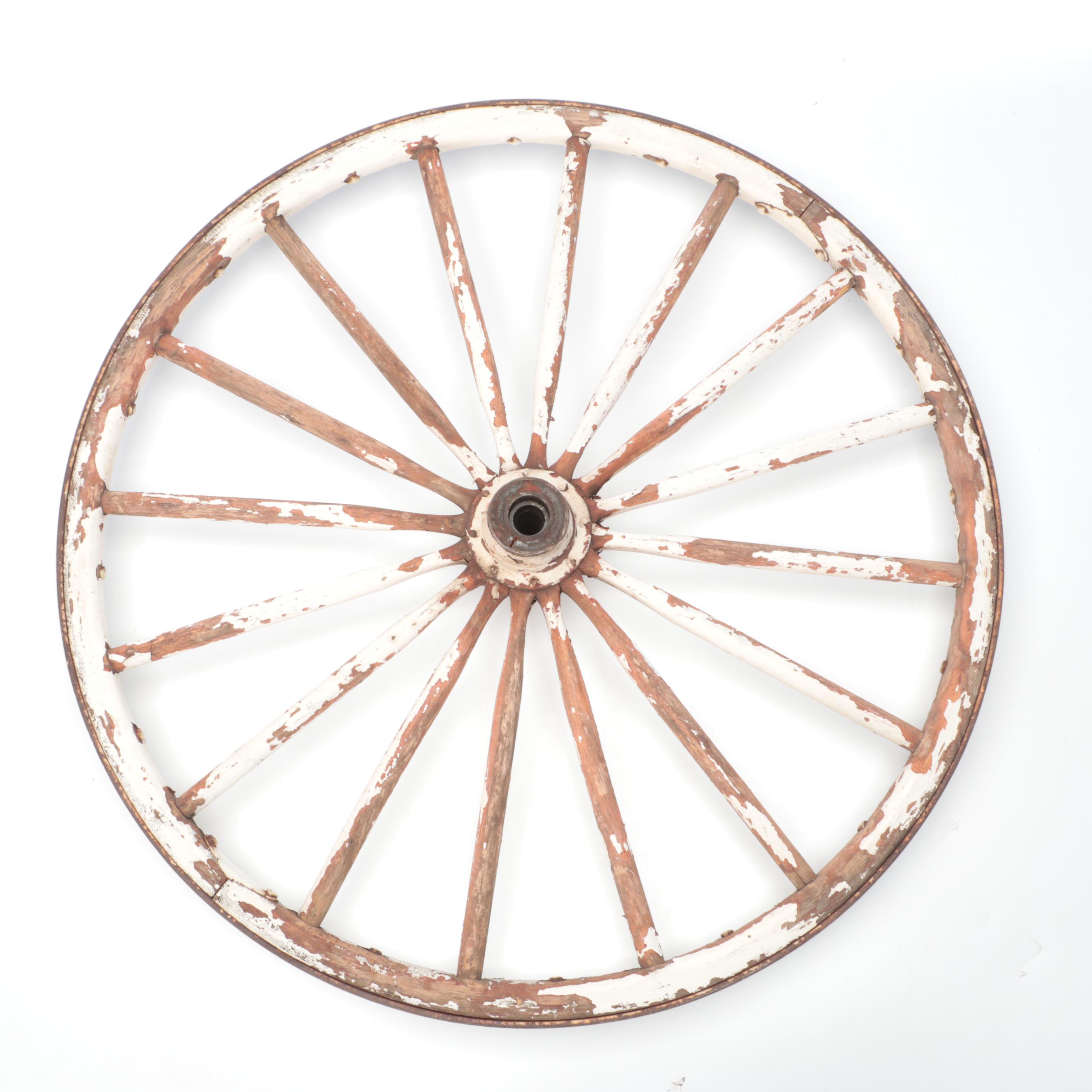 Antique Cast Iron Wagon Wheel