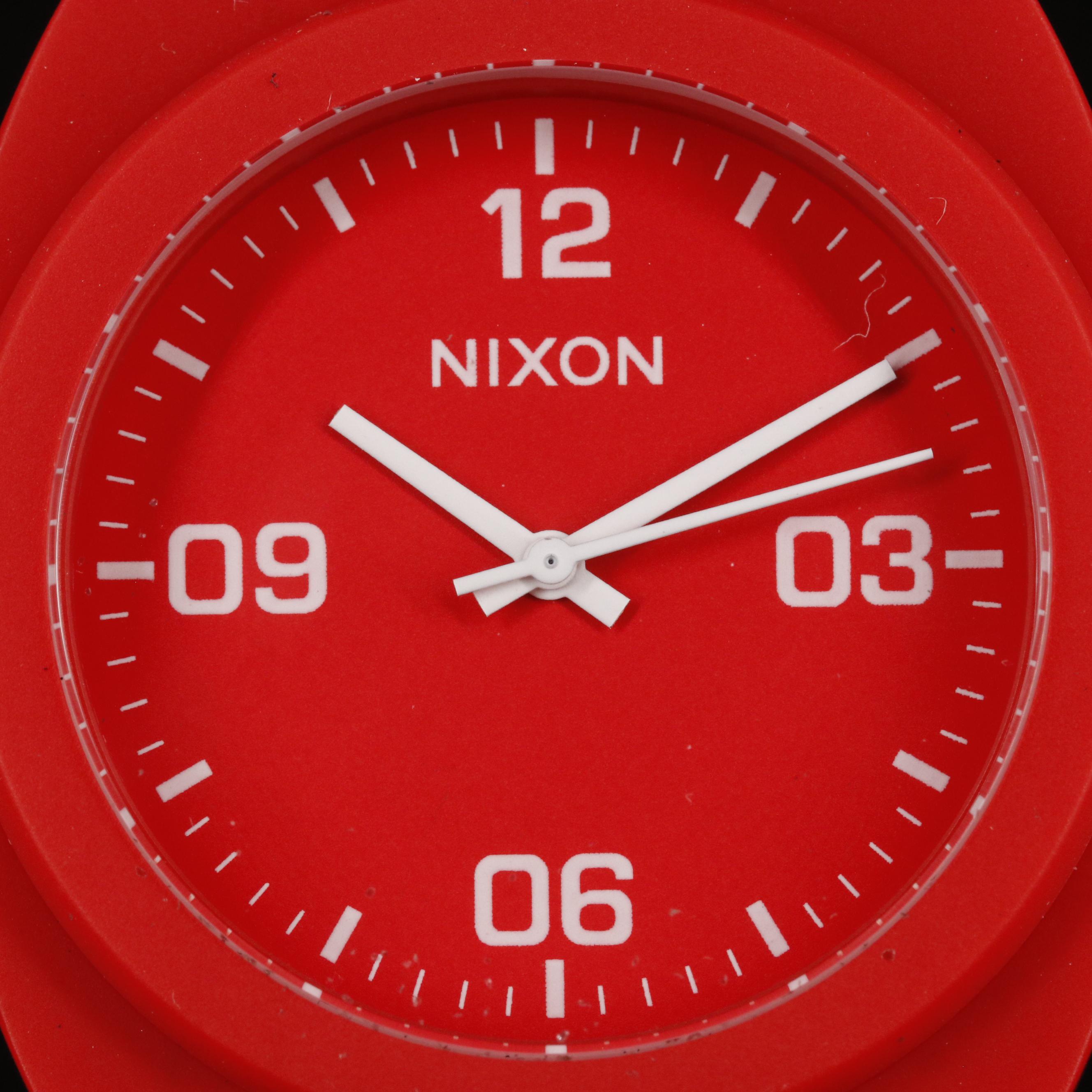 Nixon Time Teller P Corp Matte Red Quartz Watch