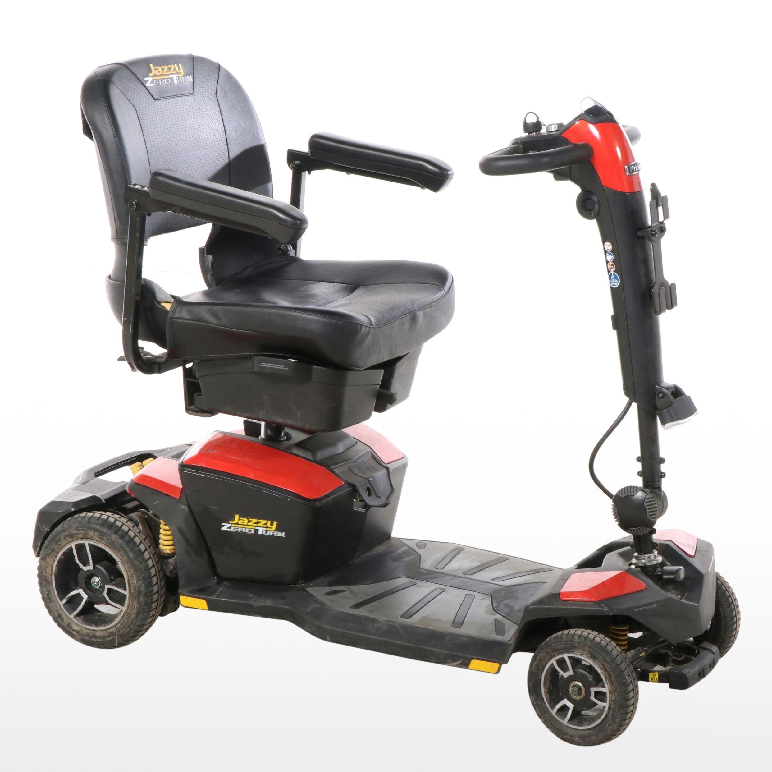 Pride Mobility Products "Jazzy Zero Turn" Four-Wheel Travel Scooter