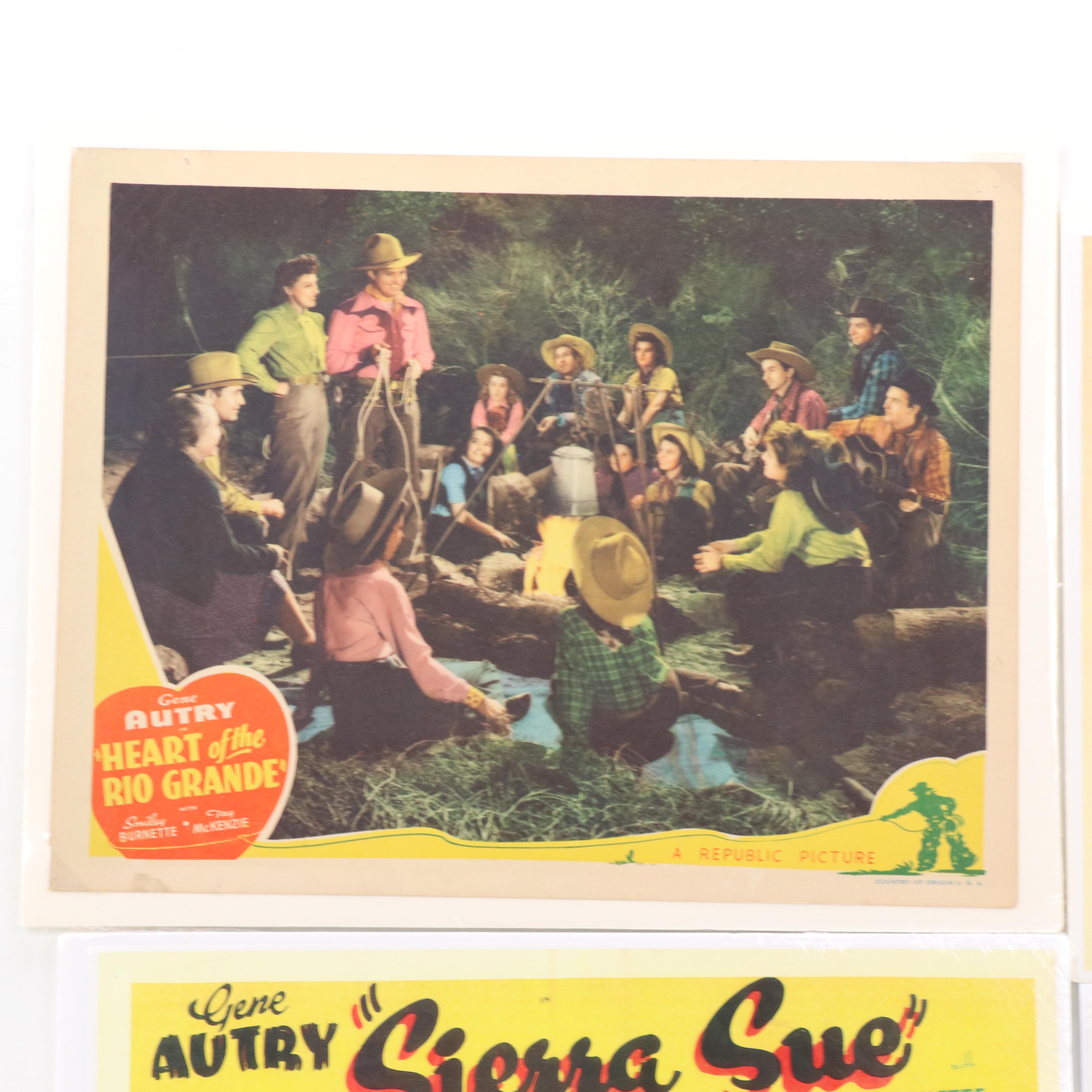 Gene Autry Movie Posters Including "Cowboy Serenade"