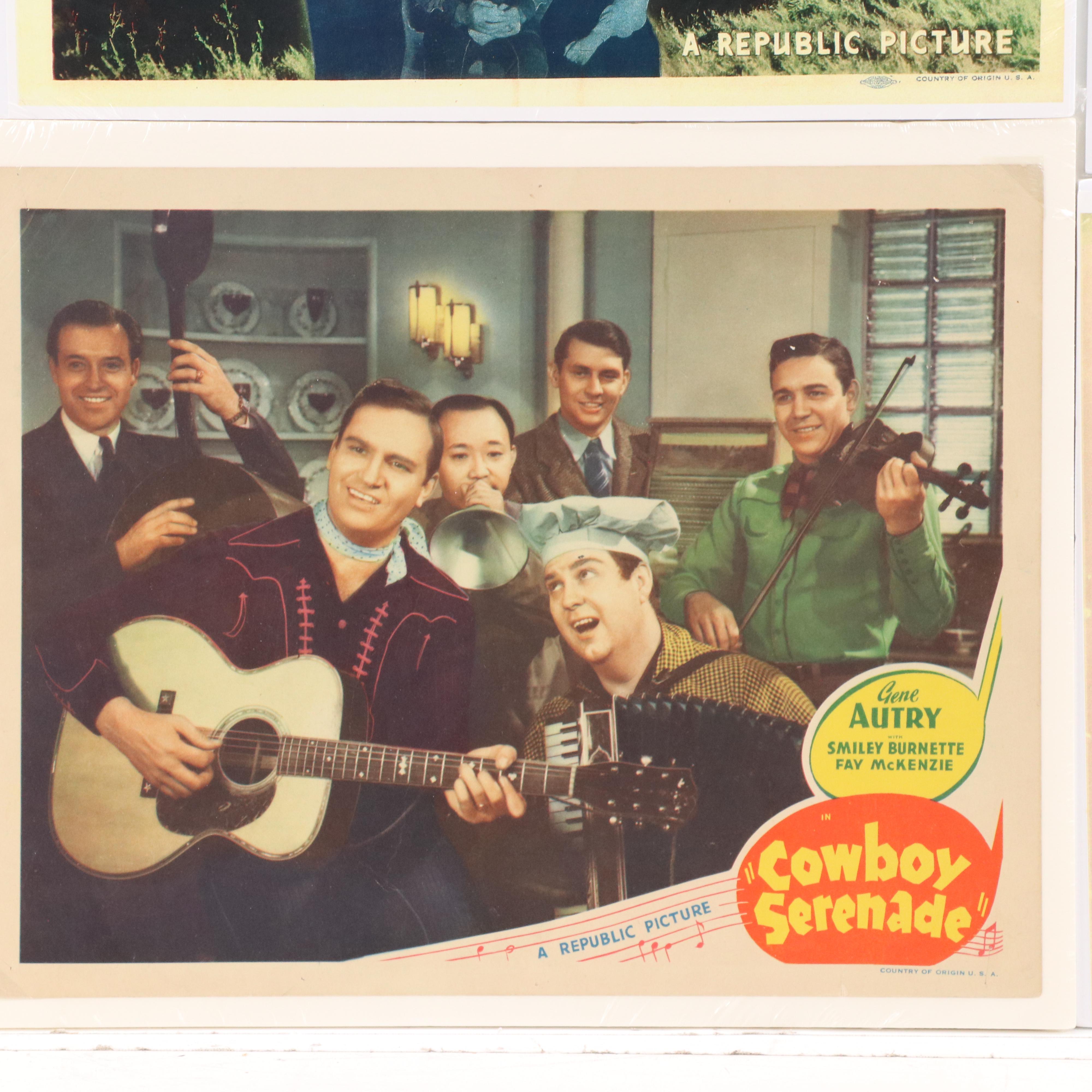 Gene Autry Movie Posters Including "Cowboy Serenade"