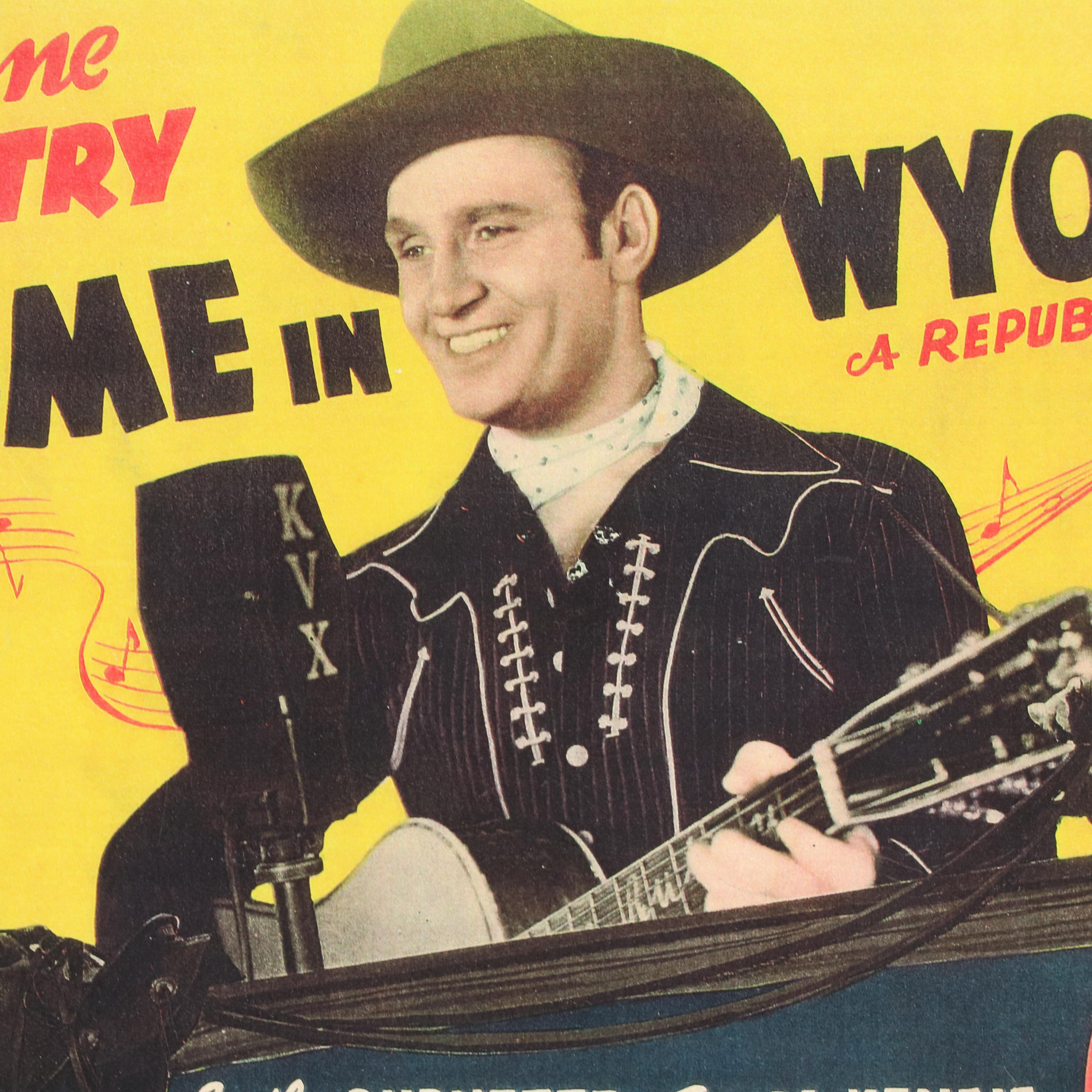 Gene Autry Movie Posters Including "Cowboy Serenade"