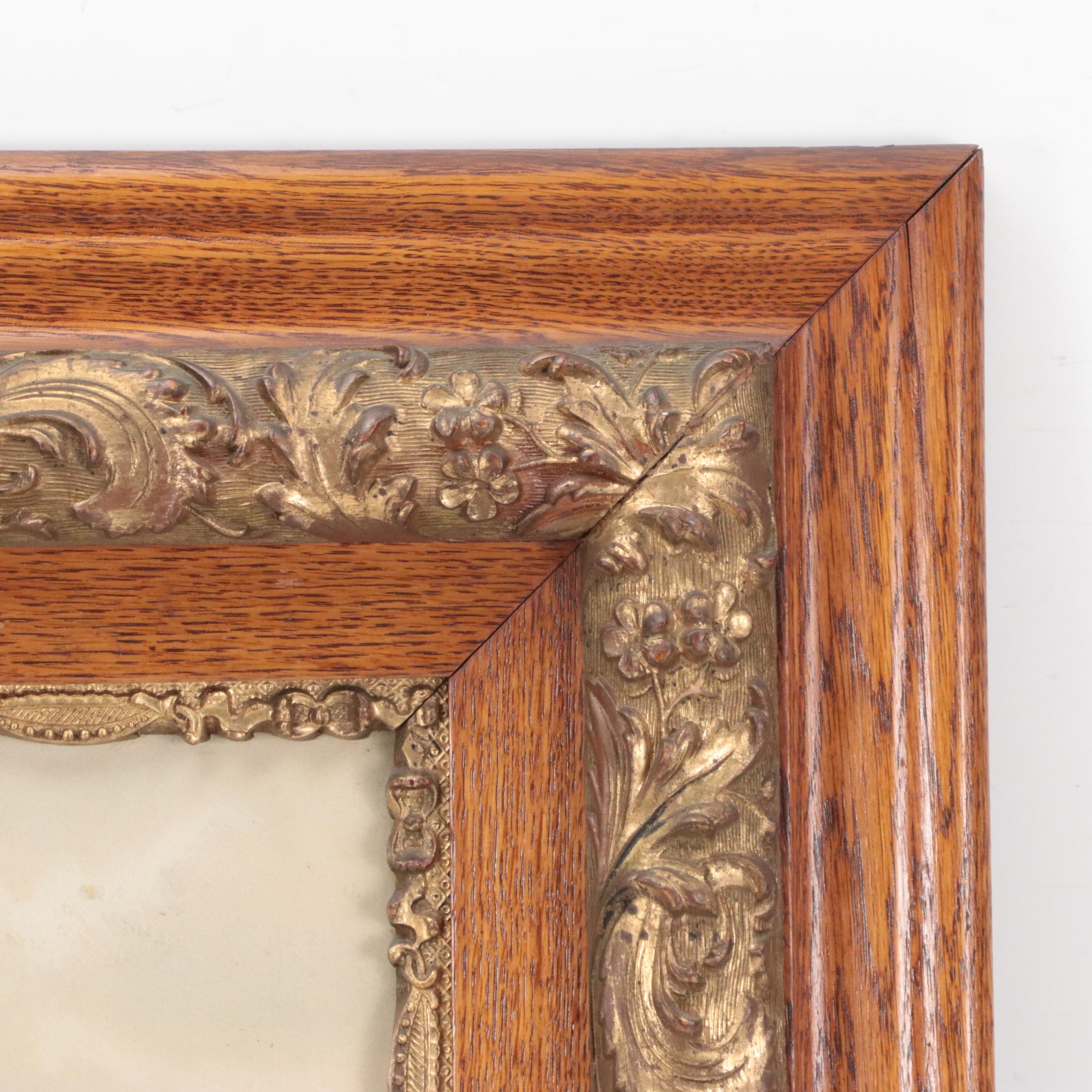 Chromolithograph of Coastal Landscape, Late 19th Century