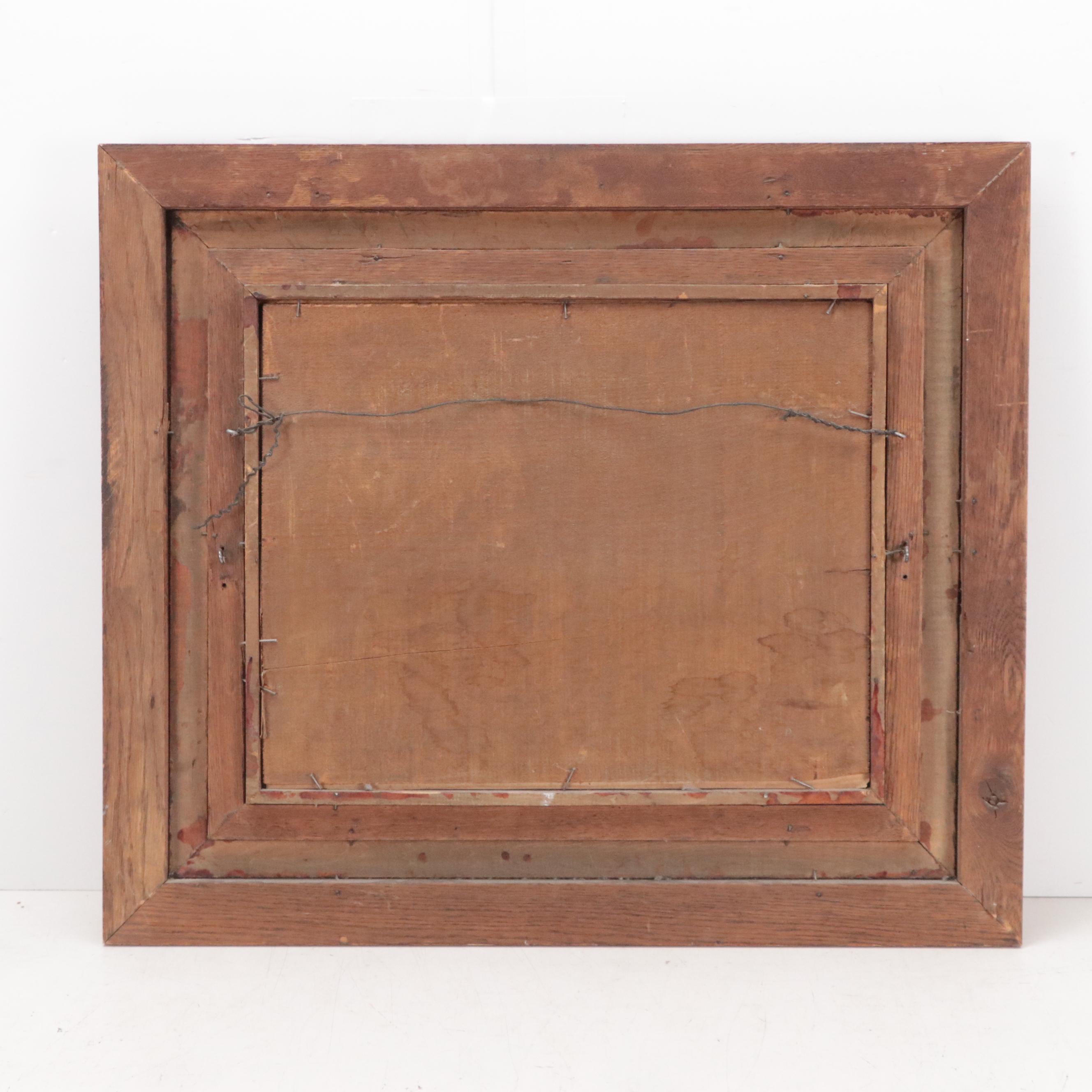 Chromolithograph of Coastal Landscape, Late 19th Century