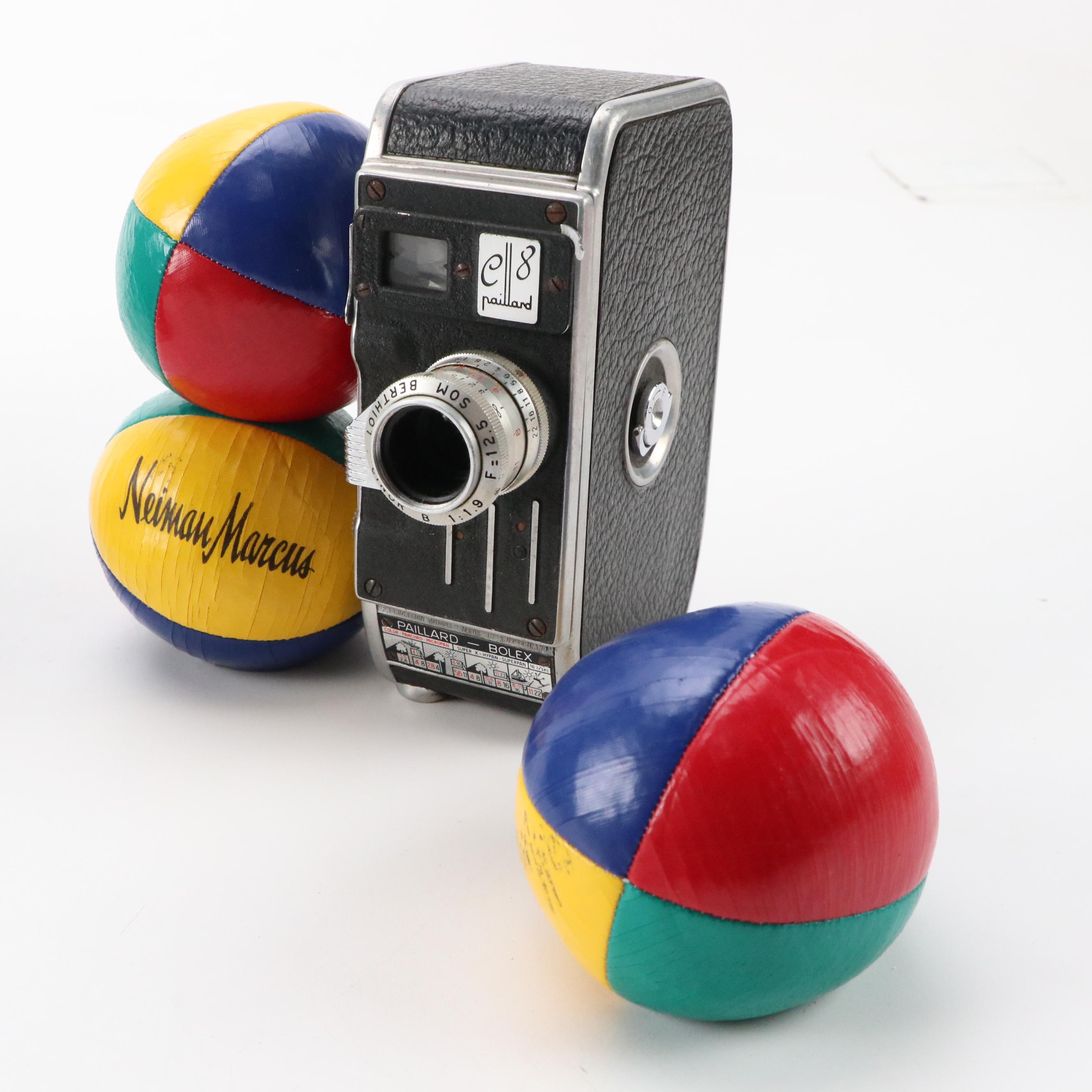 Paillard-Bolex E8 Movie Camera with More Balls Than Most Ltd. Juggling Balls