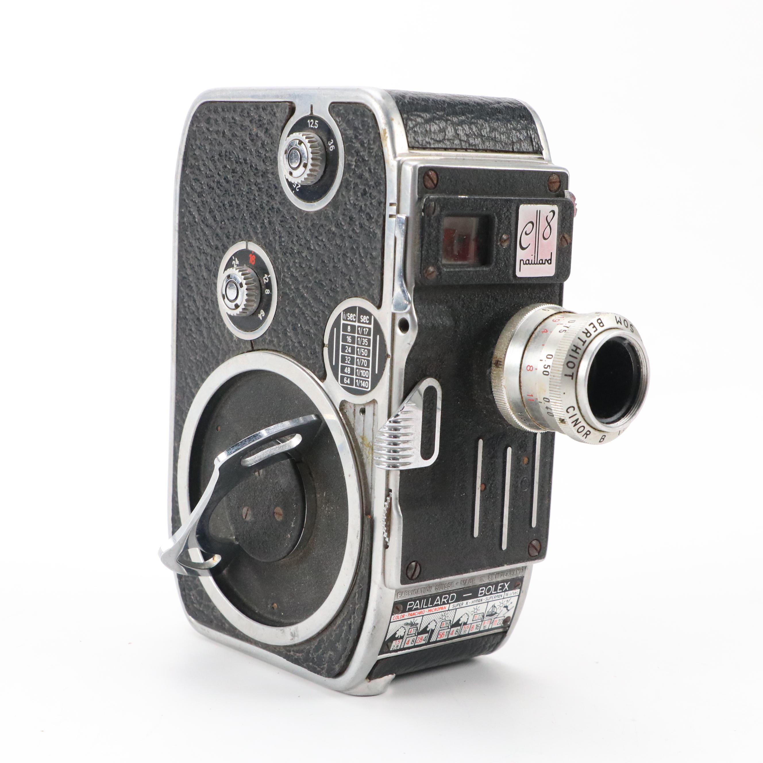 Paillard-Bolex E8 Movie Camera with More Balls Than Most Ltd. Juggling Balls