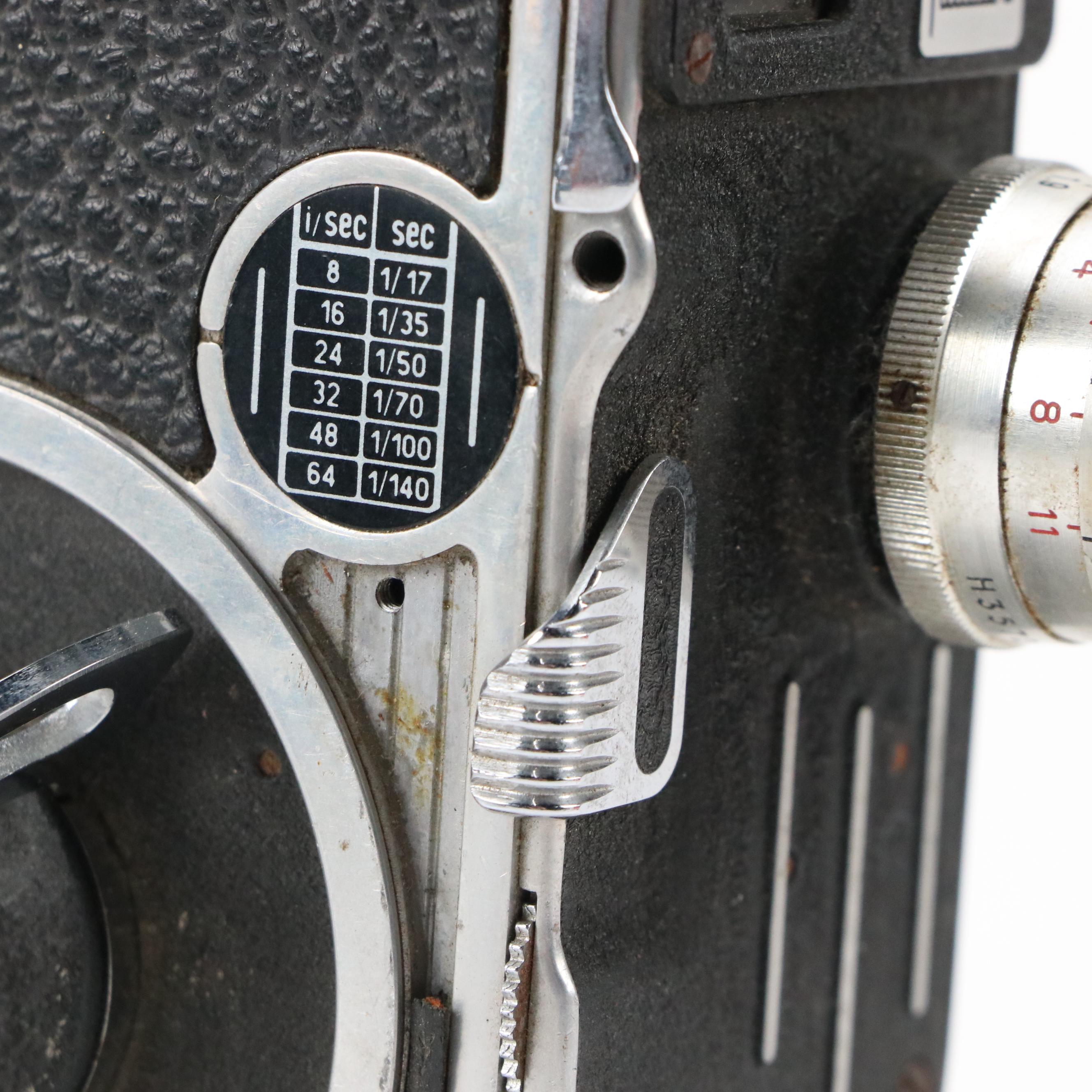 Paillard-Bolex E8 Movie Camera with More Balls Than Most Ltd. Juggling Balls
