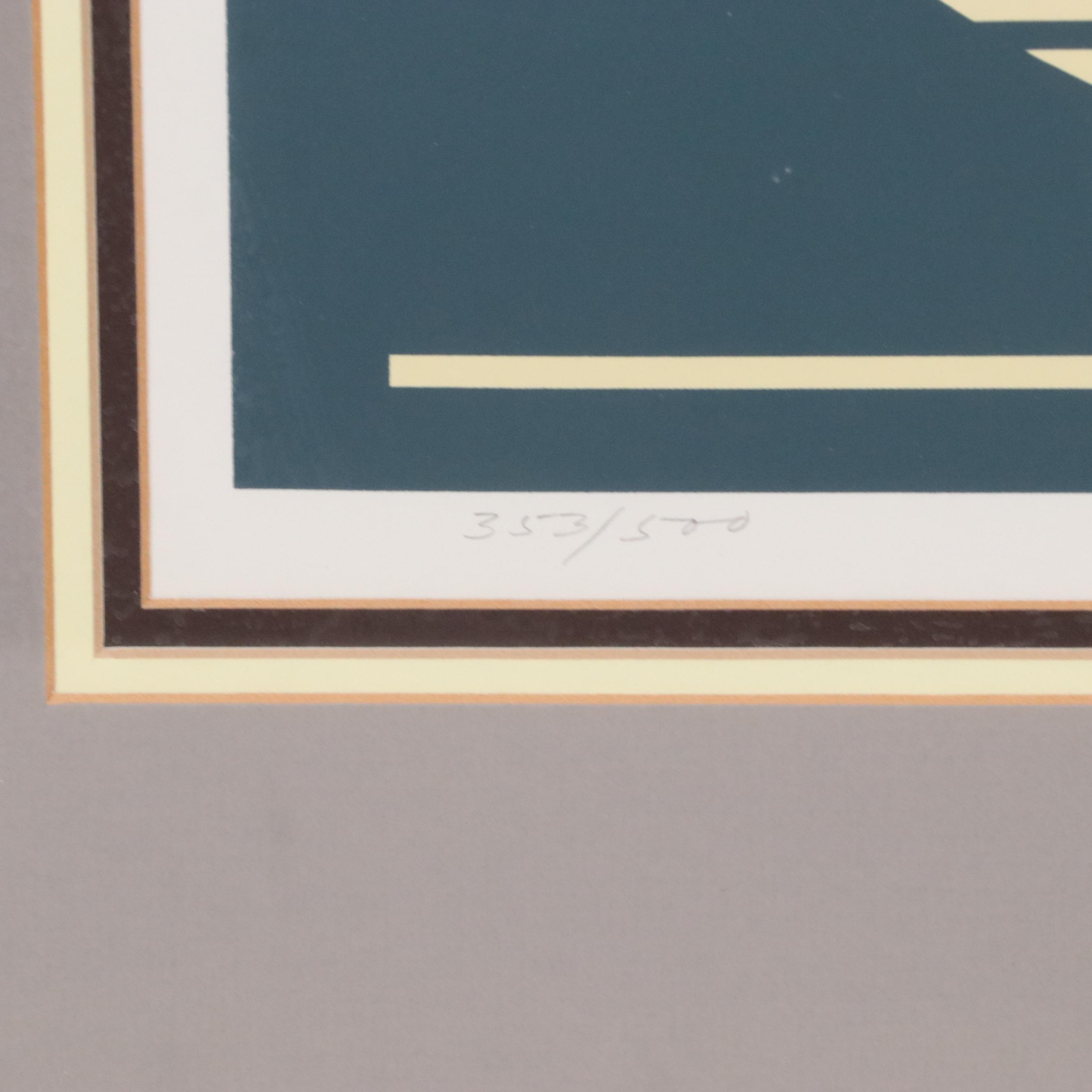 Charley Harper Serigraph "Loonrise"