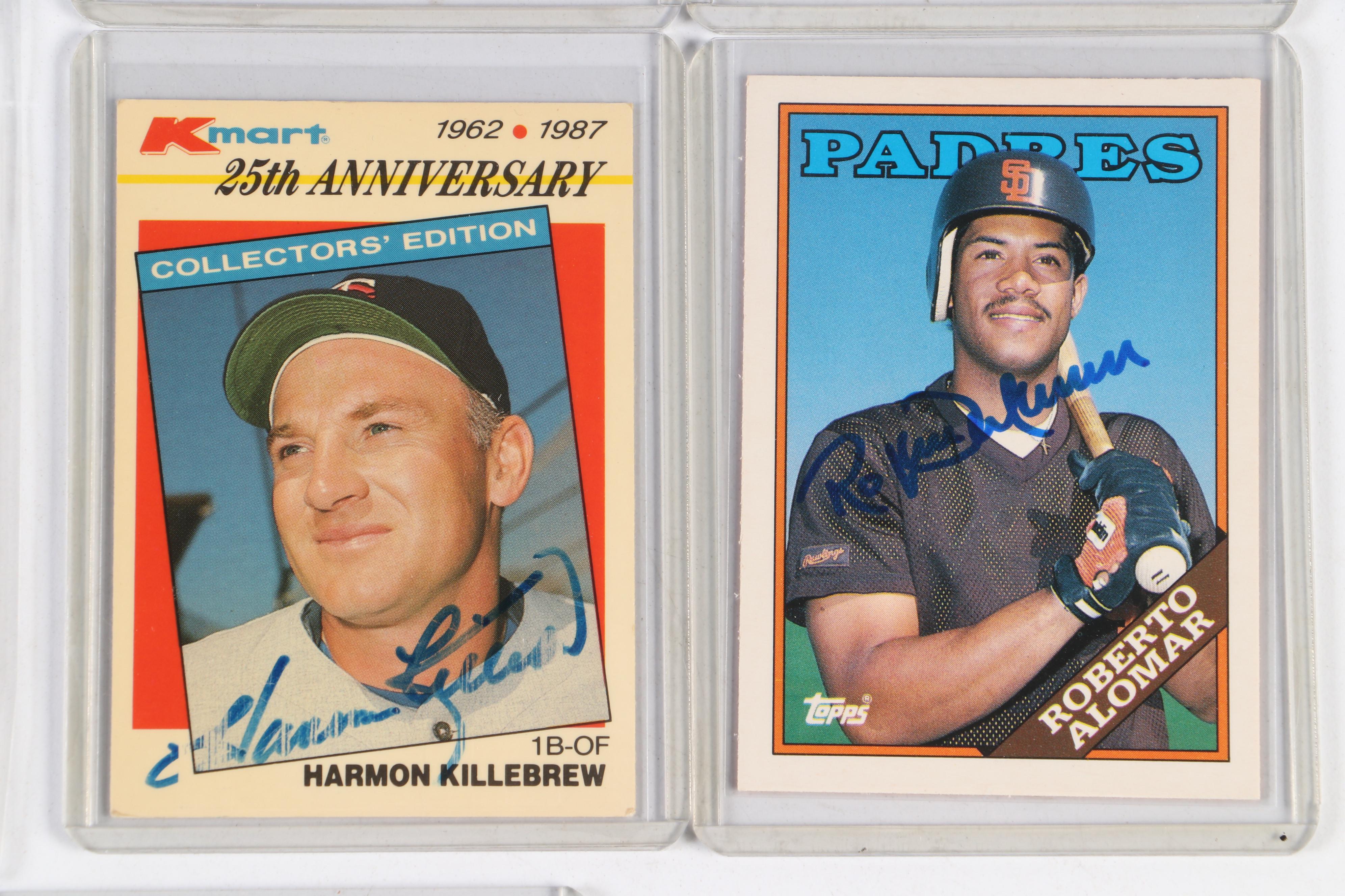 Frank Robinson, Mark Grace, Robin Yount, and More Signed Baseball Cards