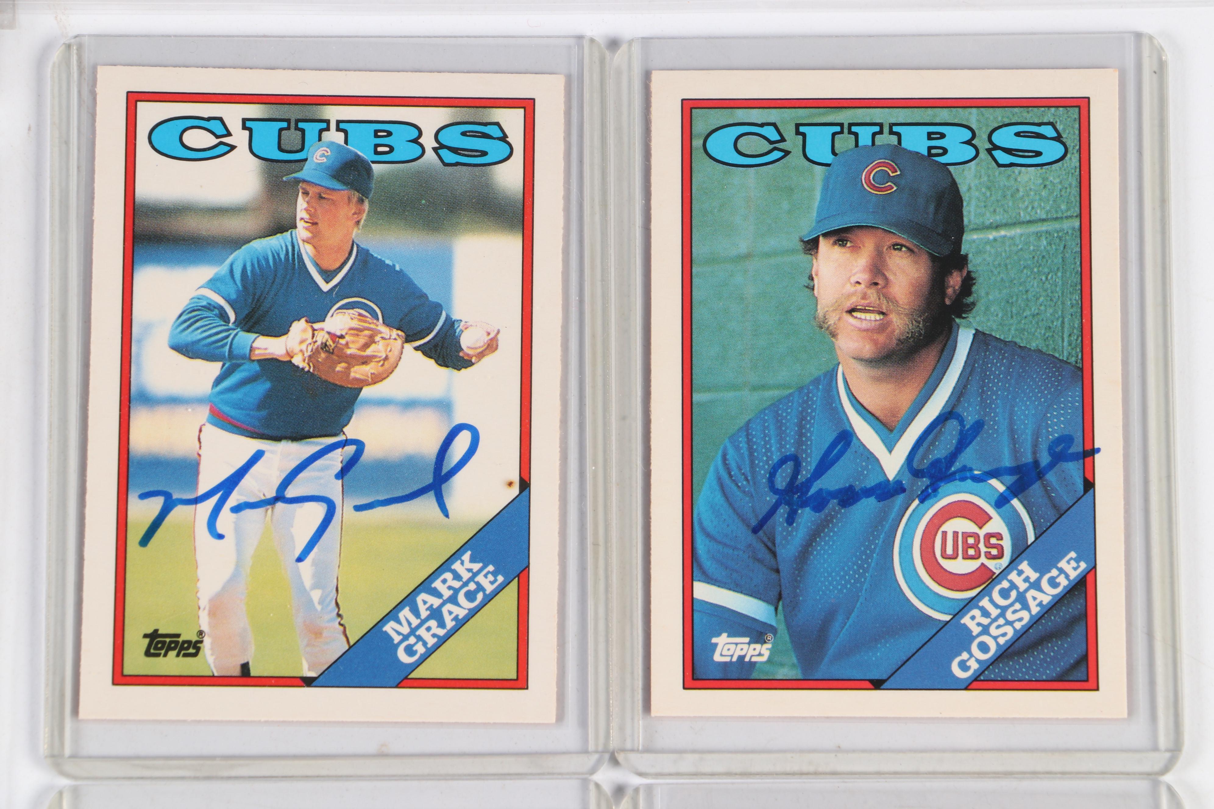 Frank Robinson, Mark Grace, Robin Yount, and More Signed Baseball Cards