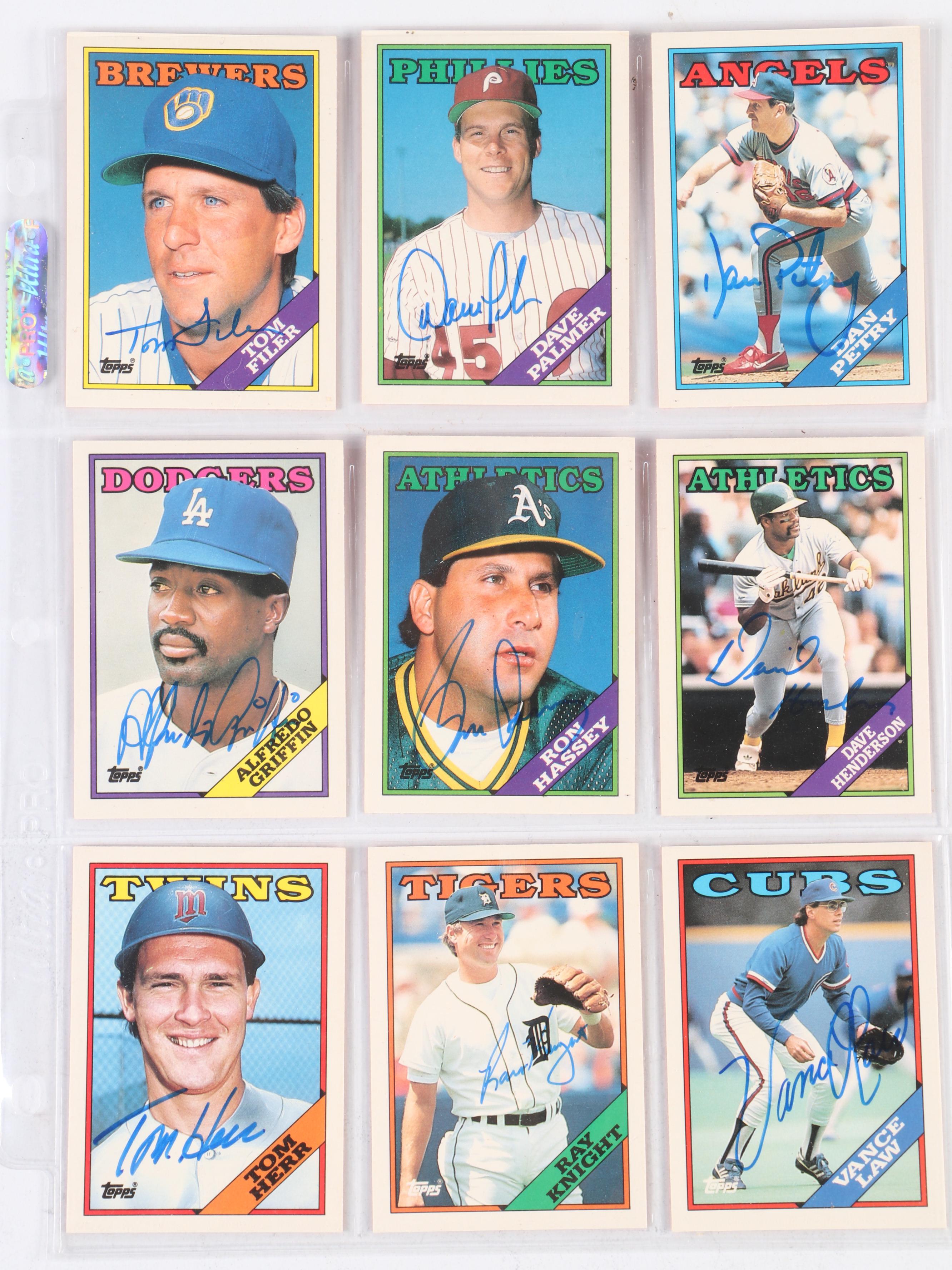 Frank Robinson, Mark Grace, Robin Yount, and More Signed Baseball Cards