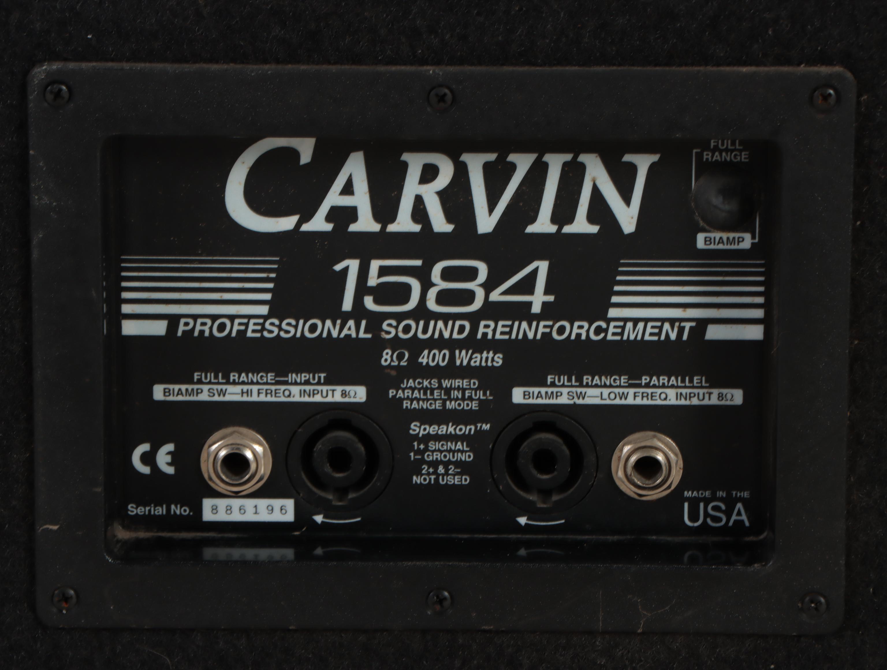 Carvin 1584 Professional Sound Reinforcement Loudspeakers