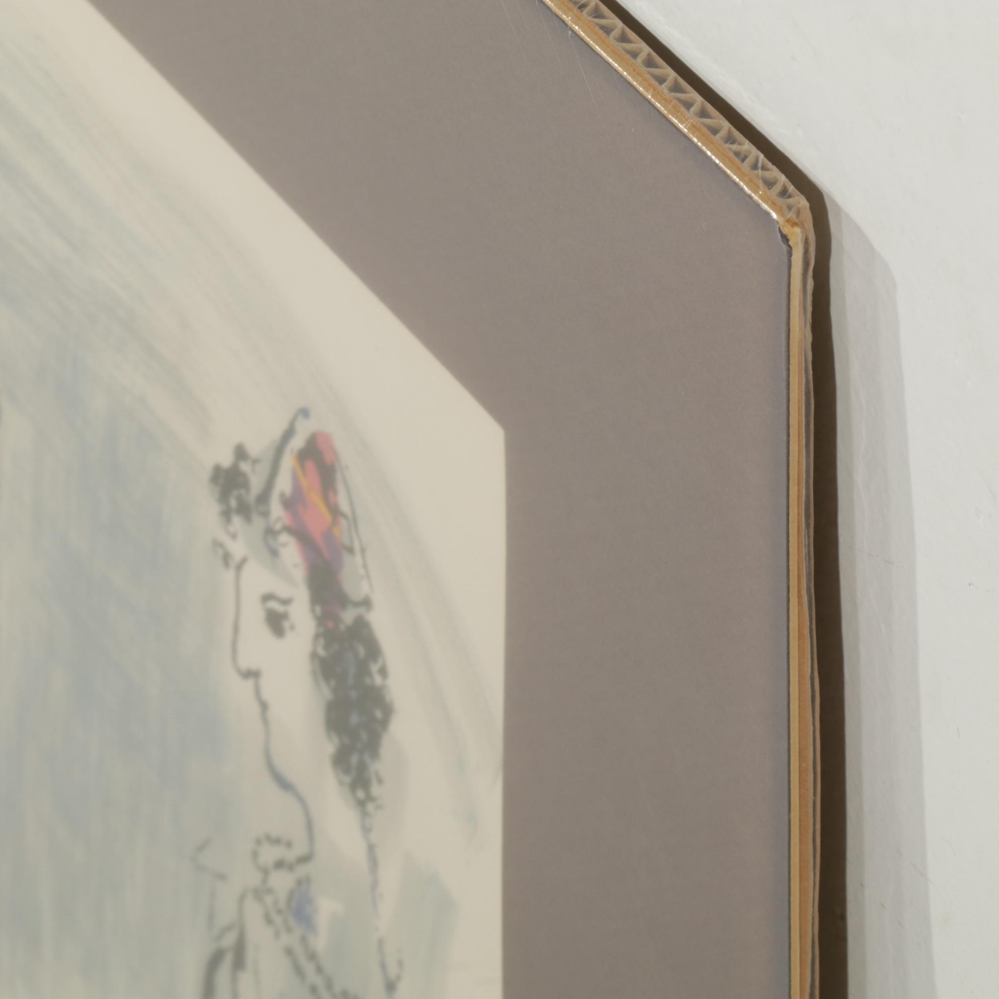 Marc Chagall Color Lithograph "Le Magicien de Paris," 1969