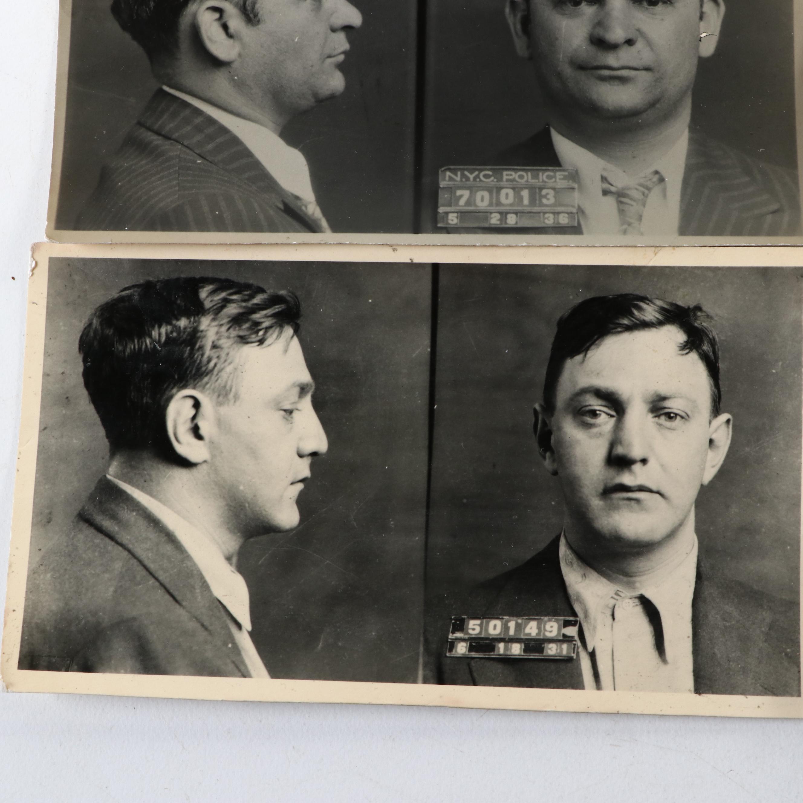 Arthur "Dutch" Schultz, Charles "Lucky" Luciano and More Mafia Mugshots