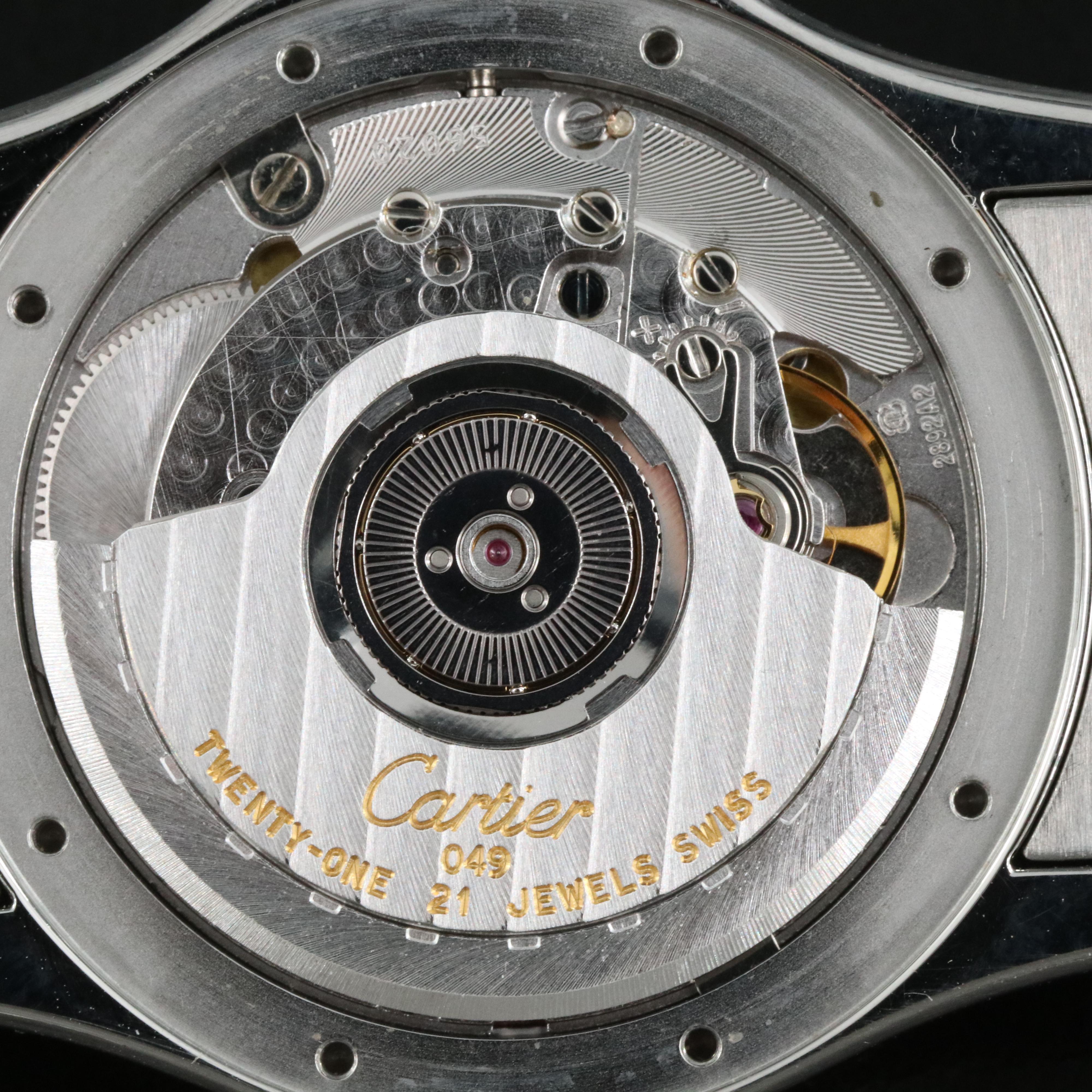 Cartier Santos Ronde 18K and Stainless Steel Automatic Watch