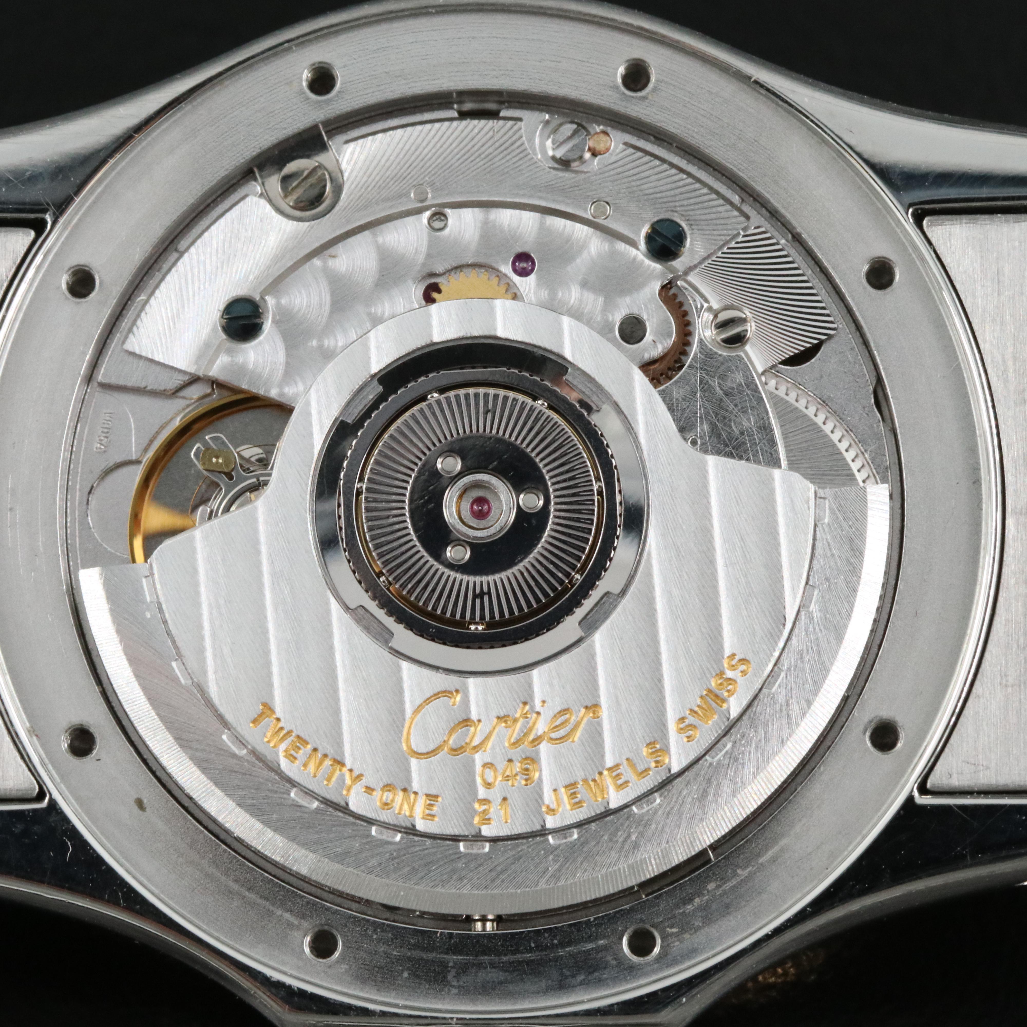 Cartier Santos Ronde 18K and Stainless Steel Automatic Watch