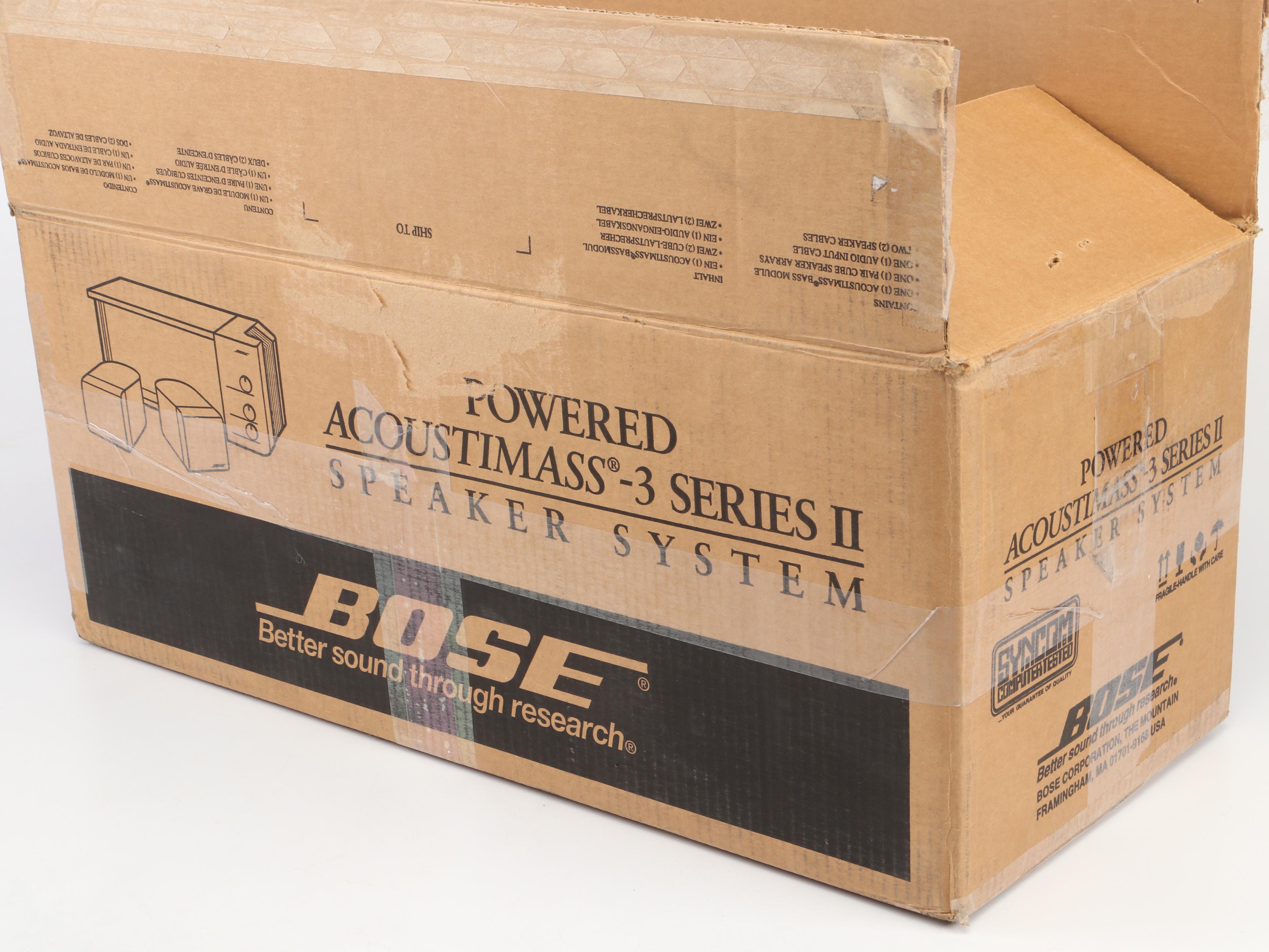 Bose Powered Acoustimass 3 Series II Speaker System with Lifestyle Music Center