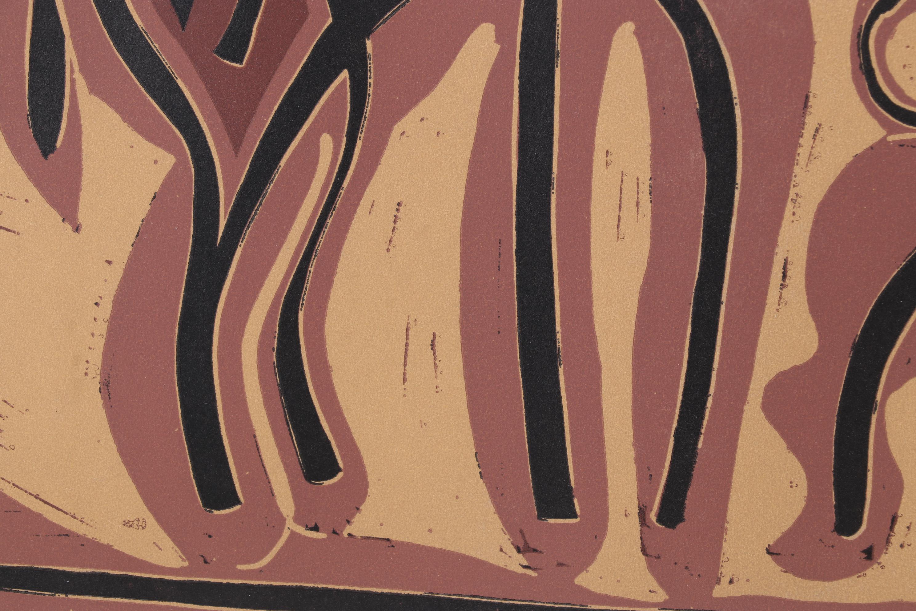 Pablo Picasso Linocut "Picador and Bull," 1962