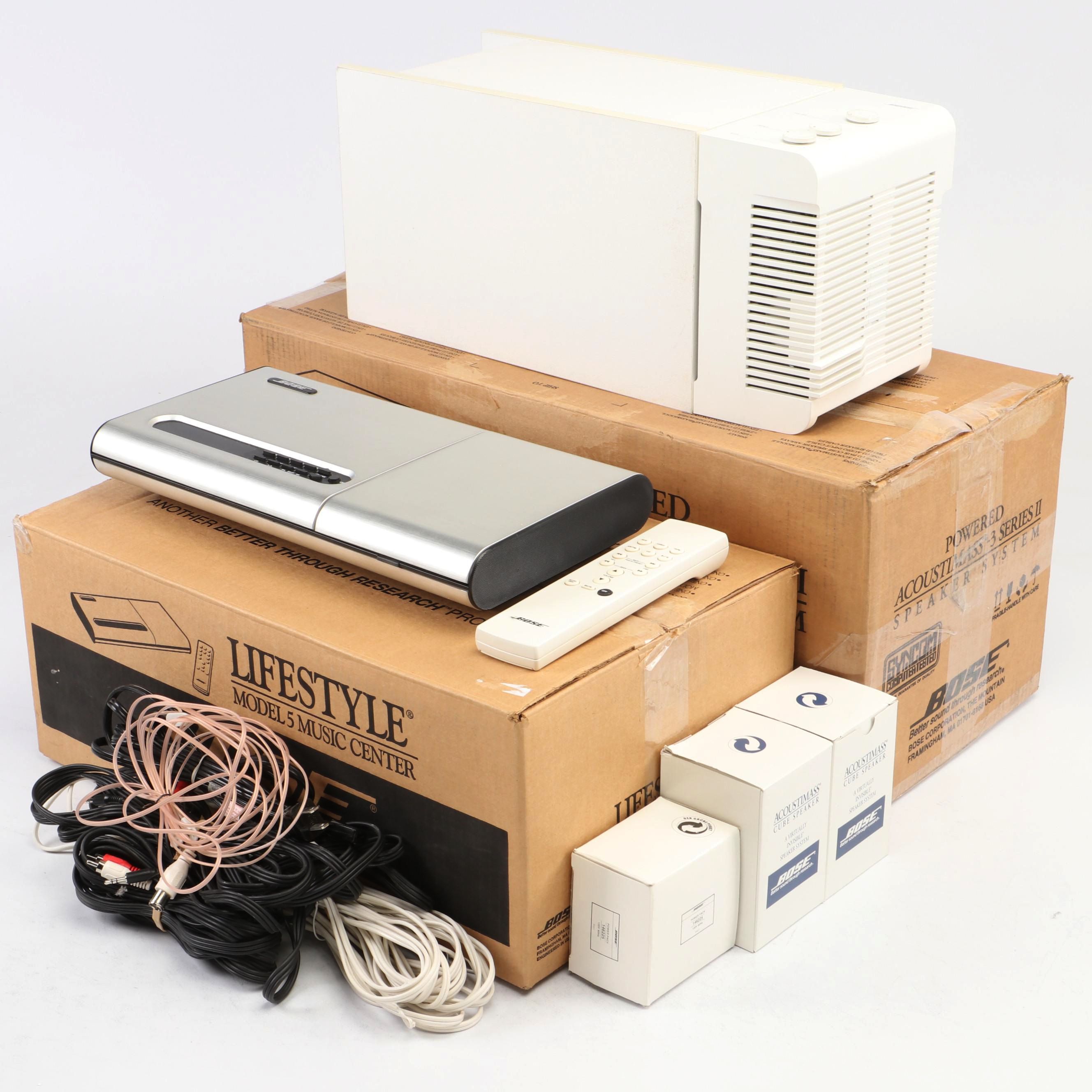 Bose Powered Acoustimass 3 Series II Speaker System with Lifestyle Music Center