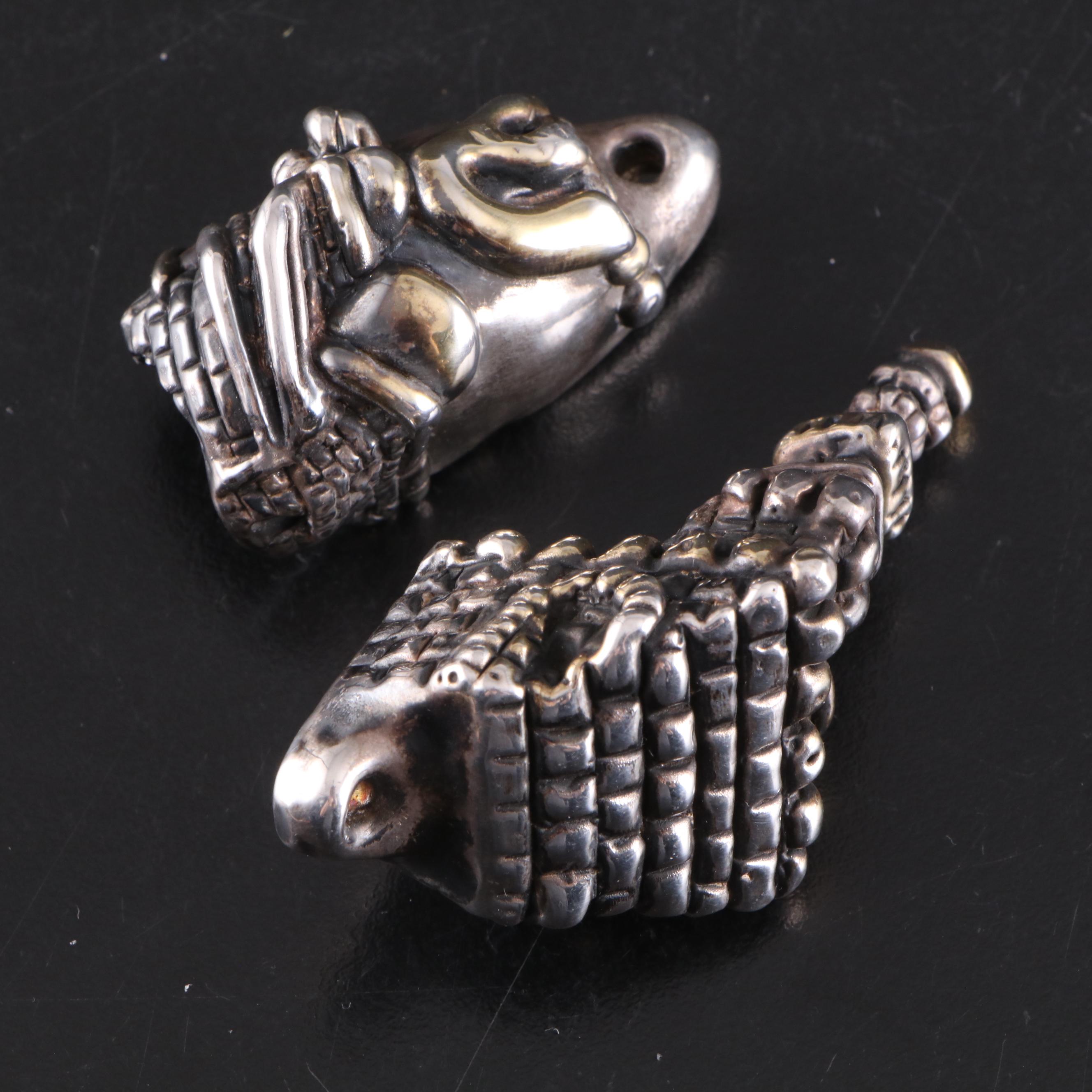 Sterling Silver Mezuzah Case