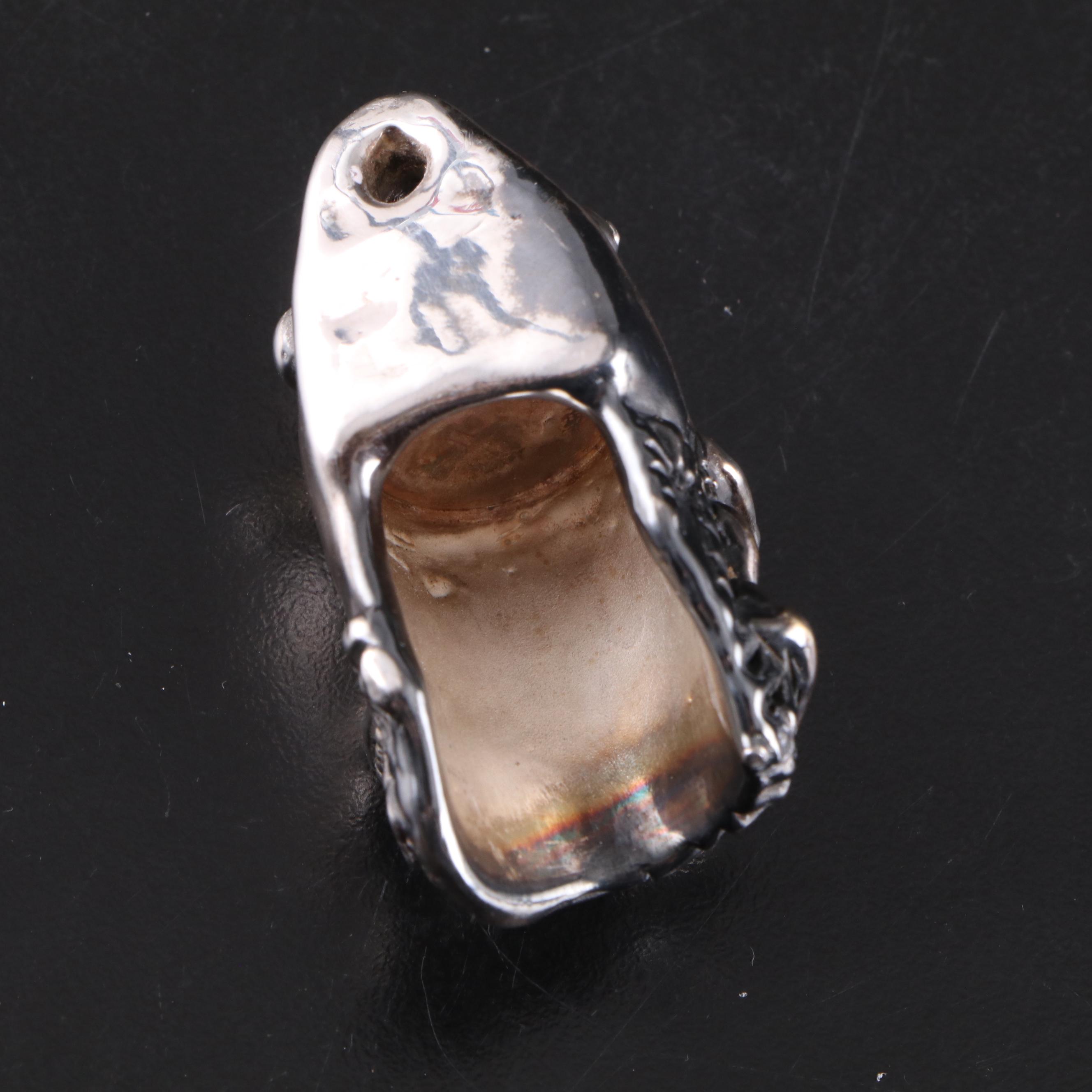 Sterling Silver Mezuzah Case