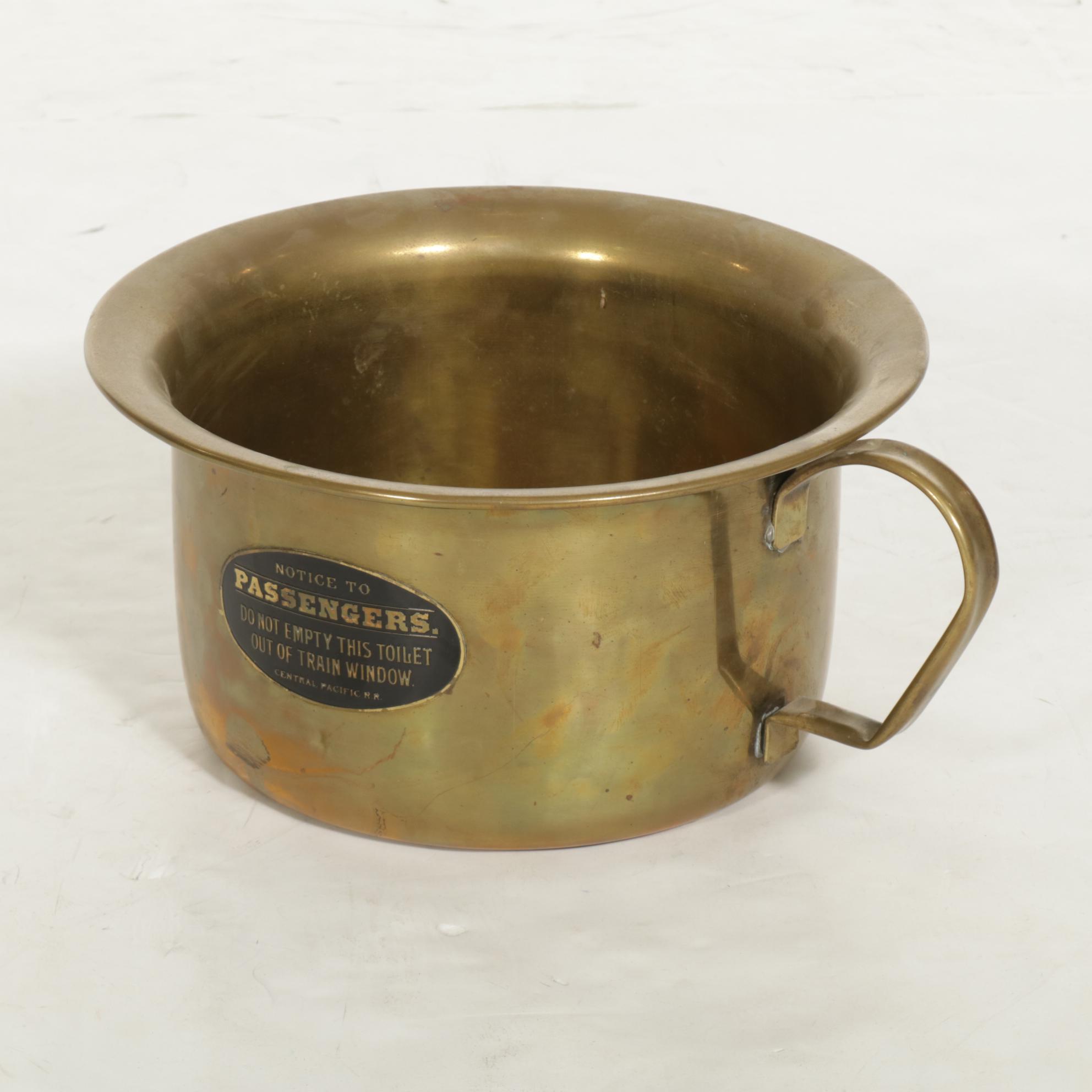 Brass Fire Starter Set, Novelty Chamber Pot, Jointed Shoe Stretchers and More